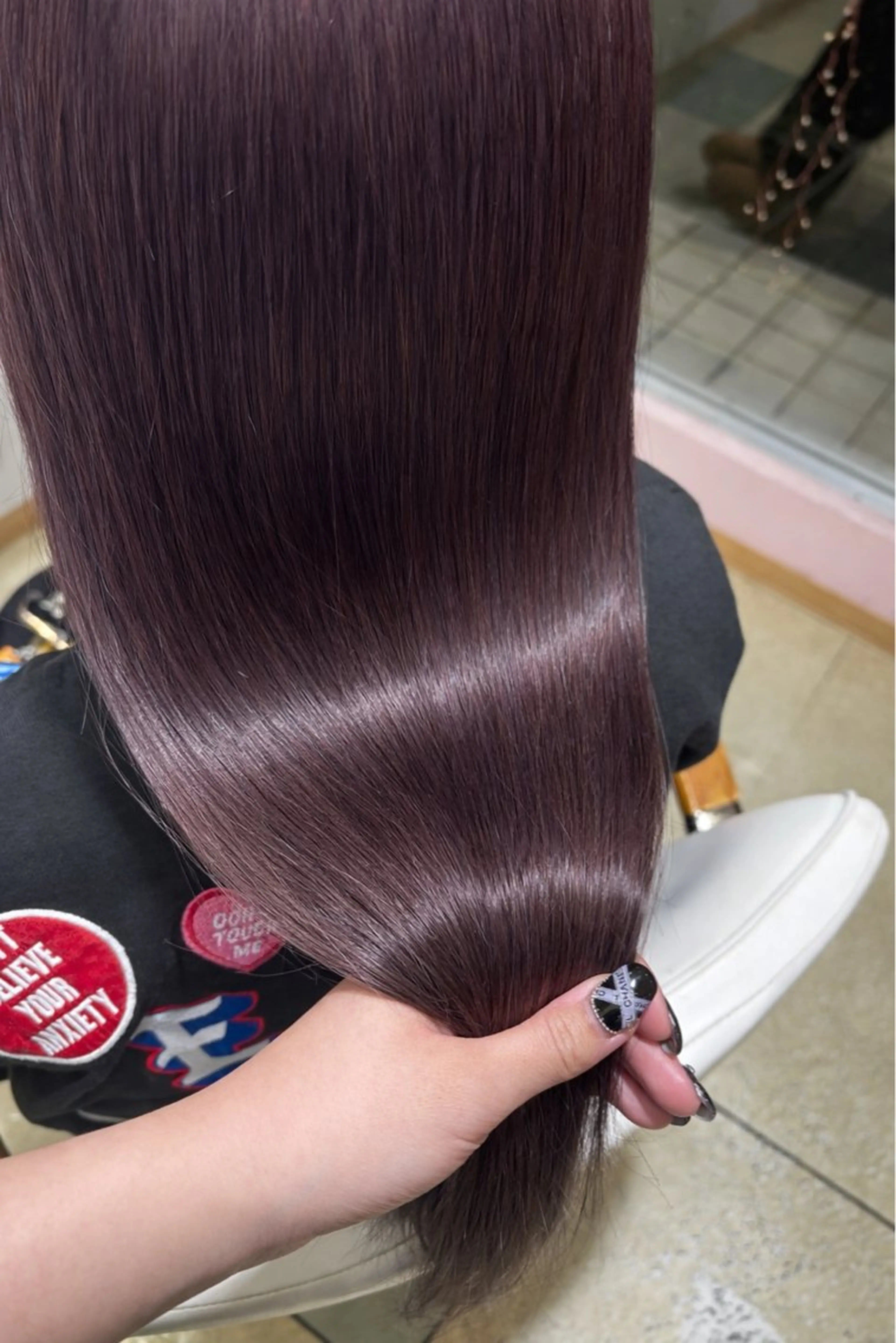 カラー 透明感カラー 奈那美🌸 韓国ヘア🌸透明感のヘアスタイル