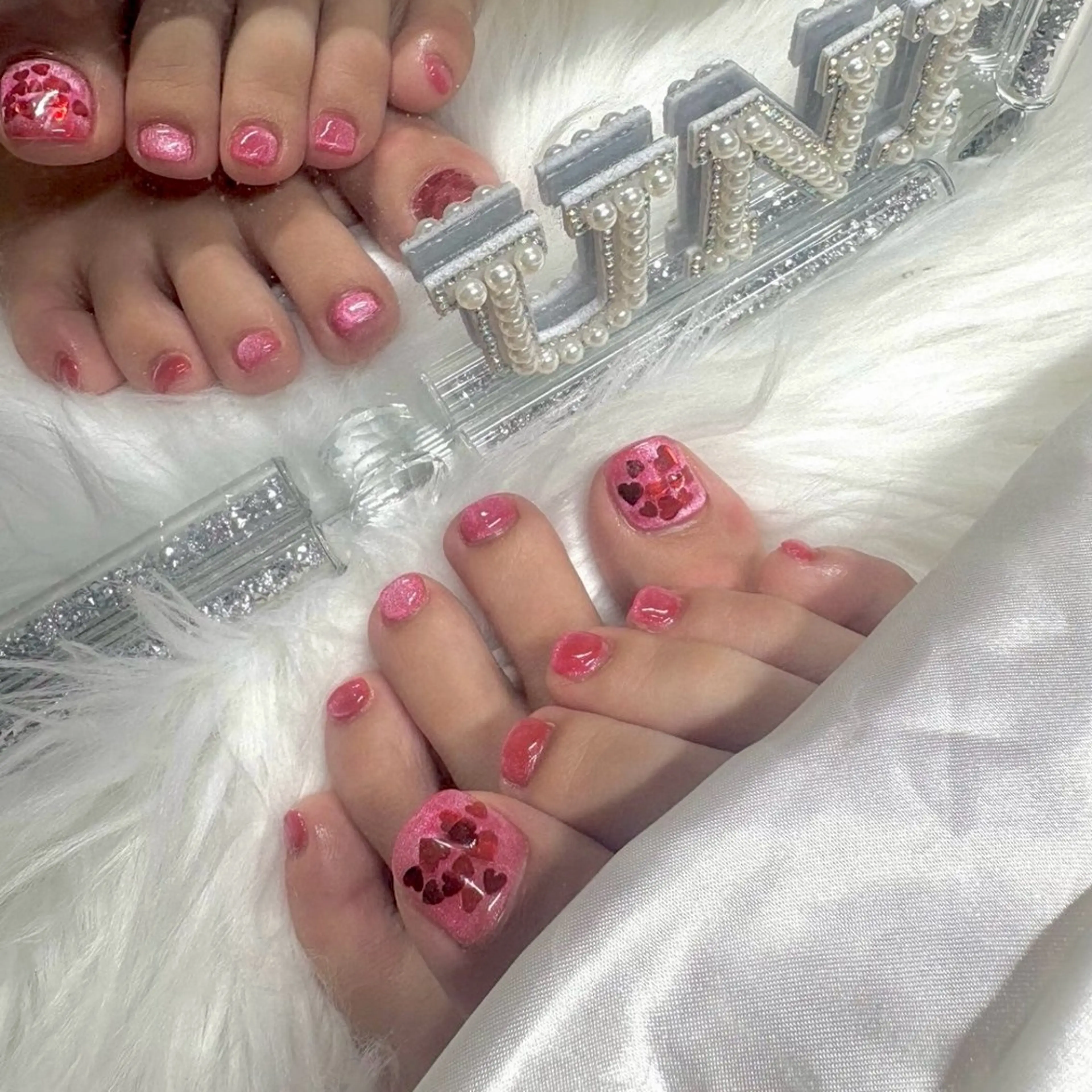 🦩footワンカラー➕オフなし 💖の写真