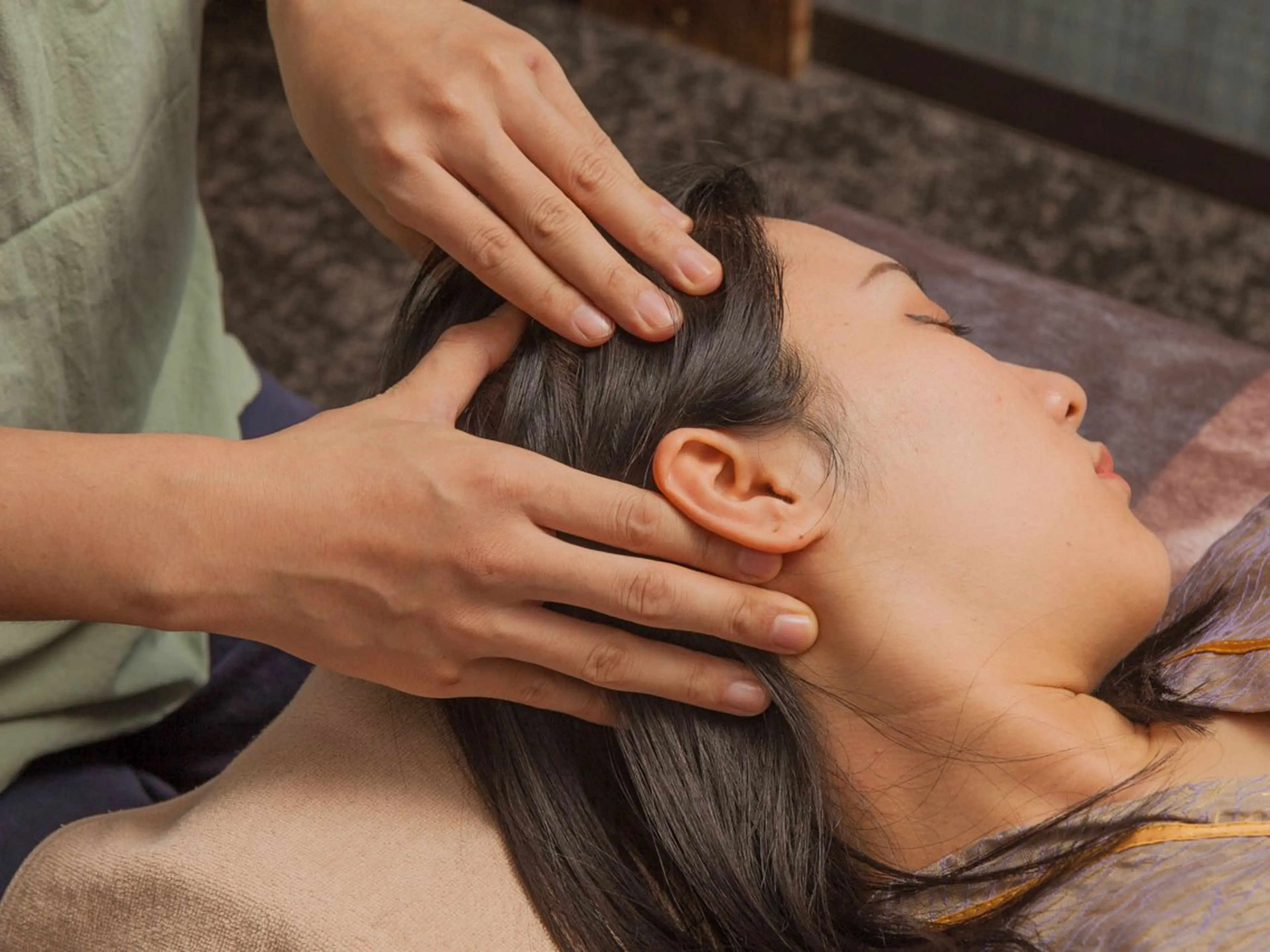 ★新規限定★【店長一押し☆】ヘッドスパ20分＋足リンパ40分　　60分の写真