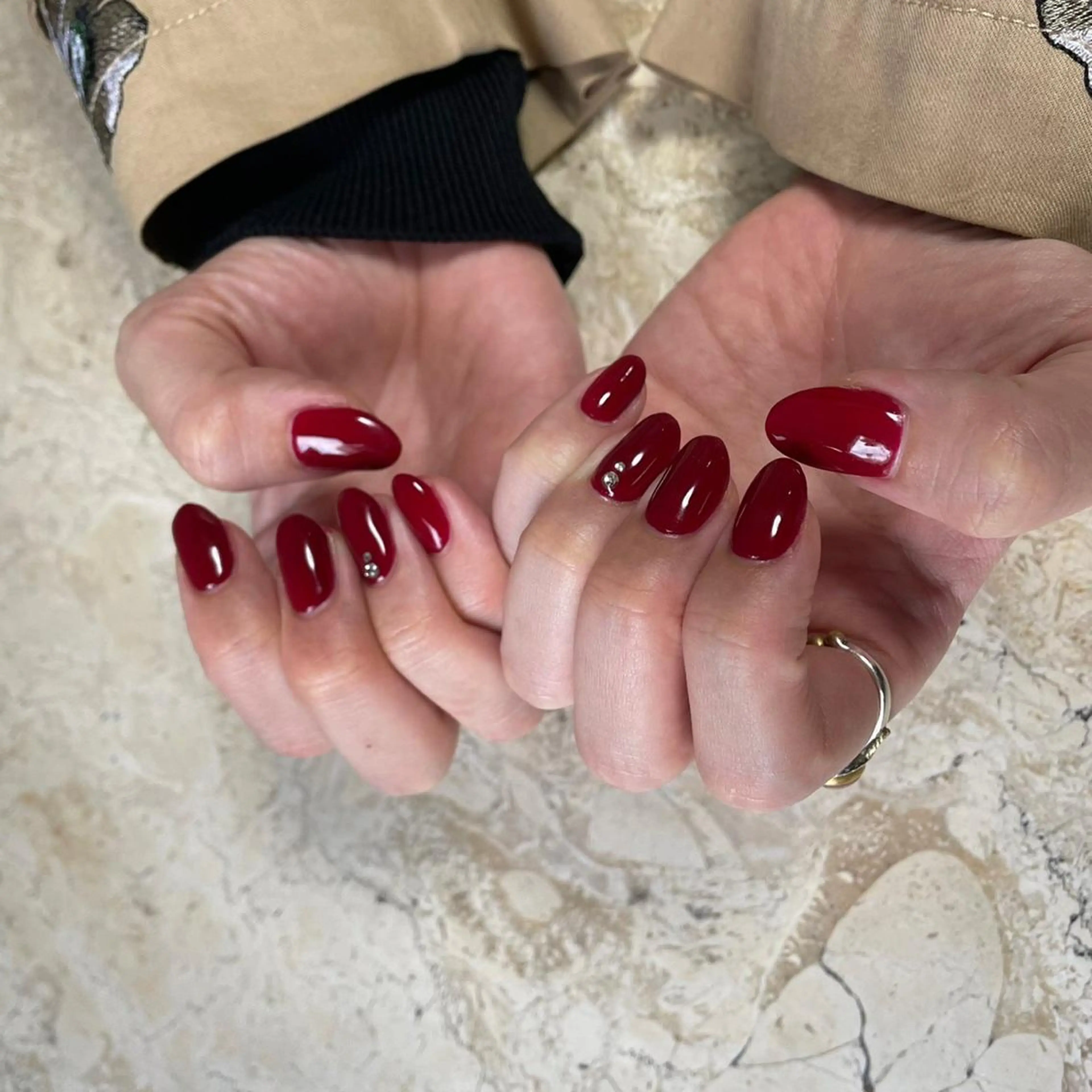 ネイル アートネイル フラワーネイル ジェルネイル 韓国ネイル ラメ(グリッター) ハンドネイル nail salon mieux(ミュー)のネイルデザイン