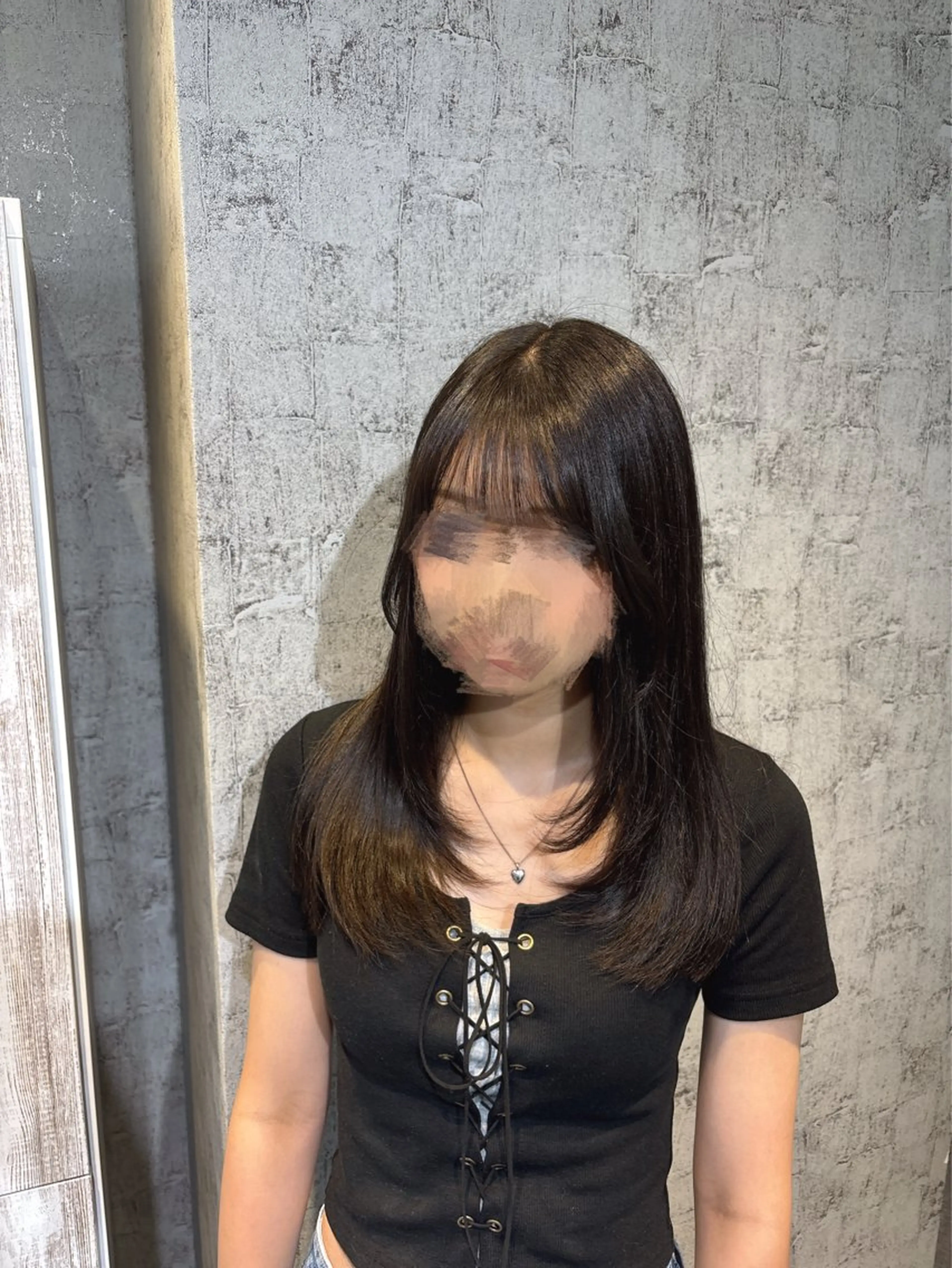 ロング カット 韓国髪質改善艶カラー /レイヤー/miyuのヘアスタイル