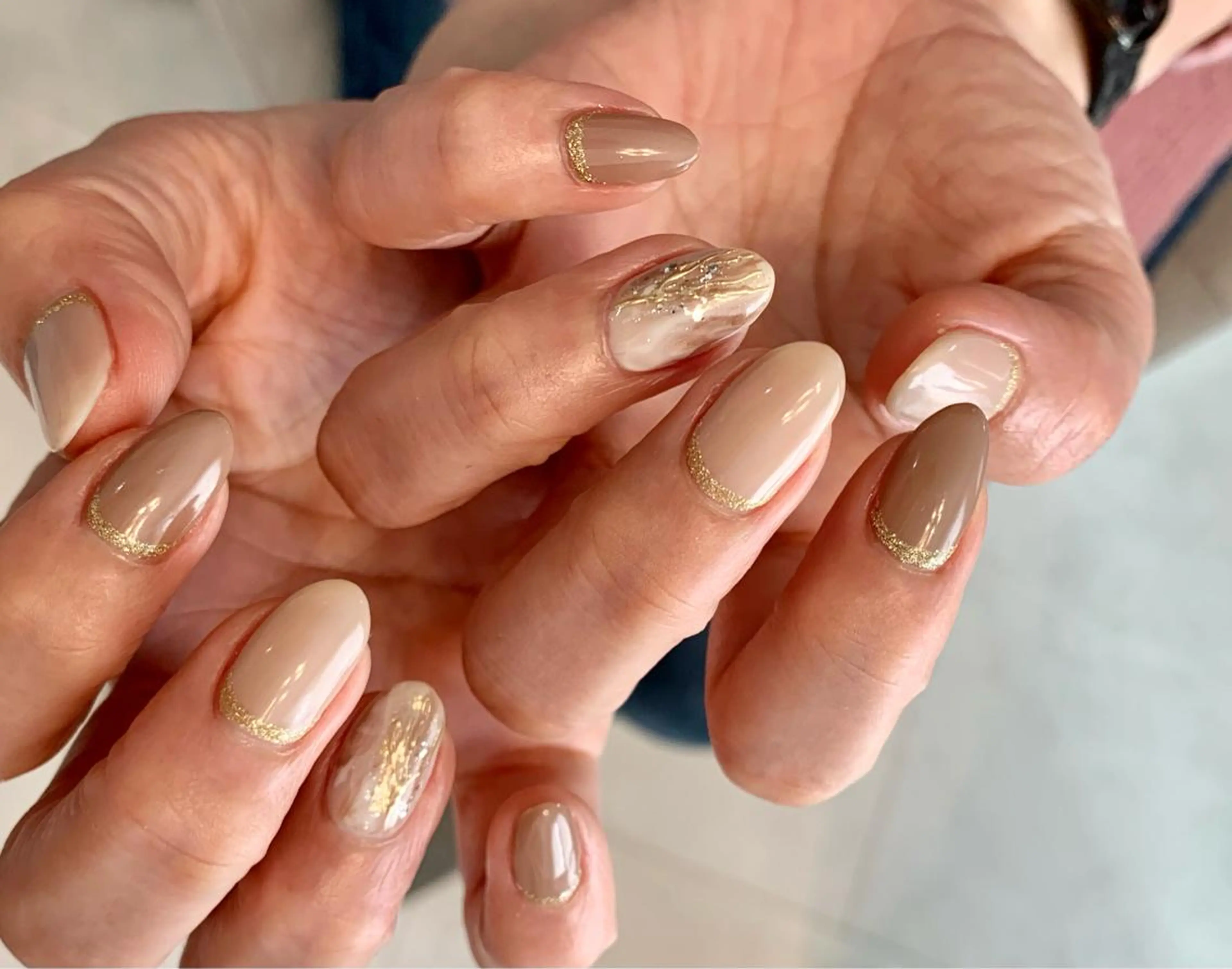 ネイル アートネイル ラメ(グリッター) CYiG nail studio所属・kanai miwaのネイルデザイン