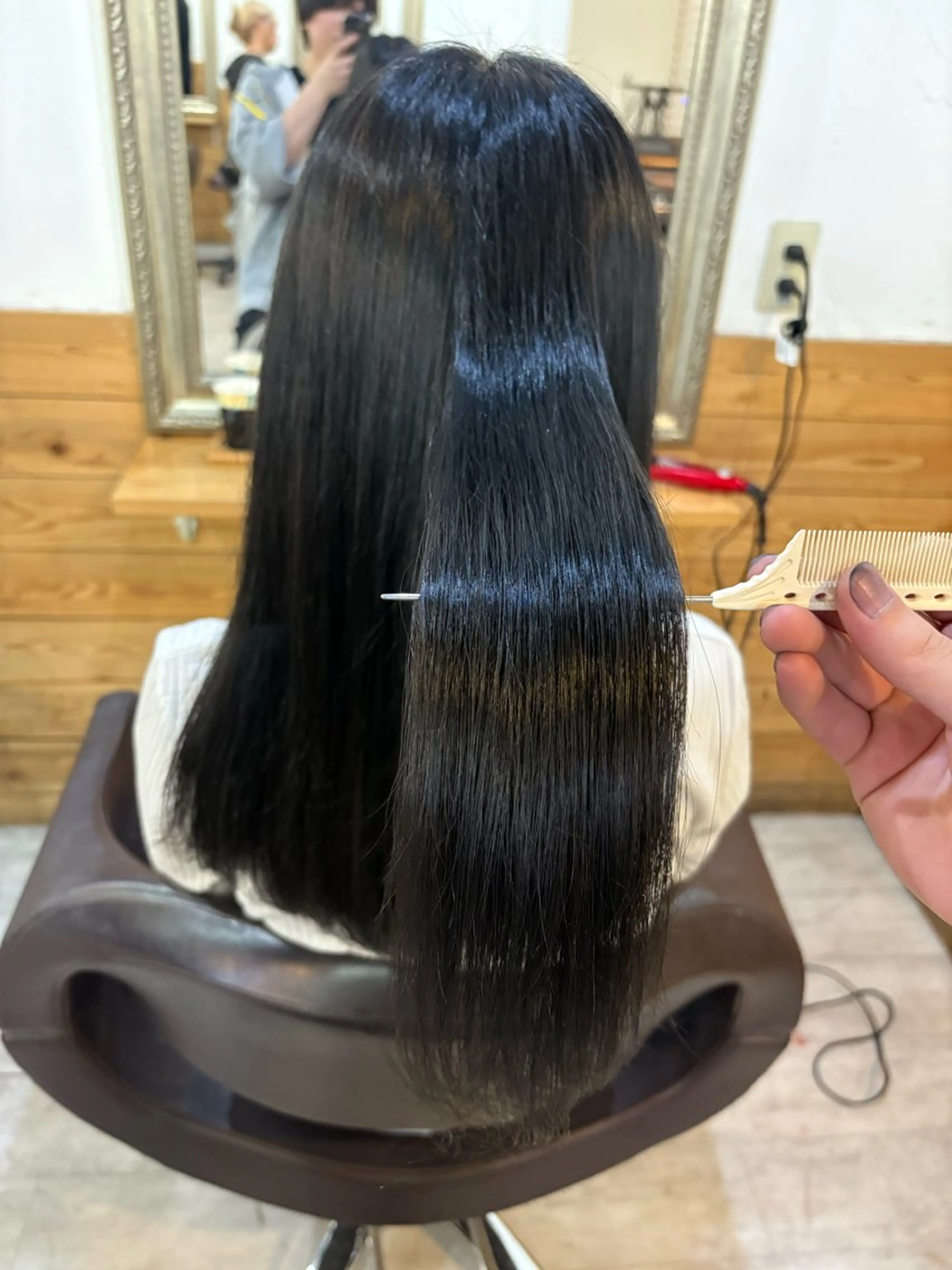 カラー 髪質改善カラー/ 結べるレイヤー/文野のヘアスタイル