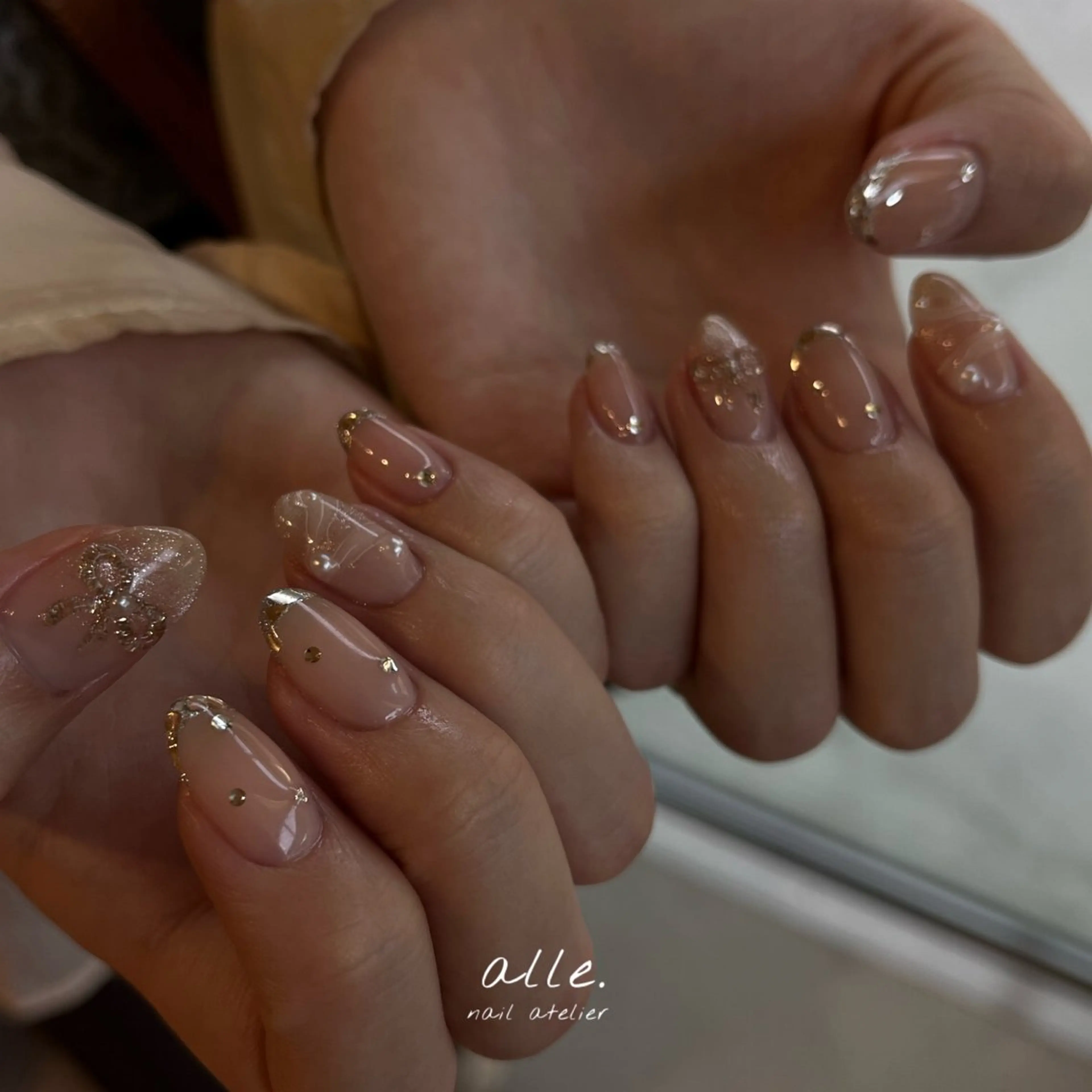 ネイル ハンドネイル atelier alle.のネイルデザイン