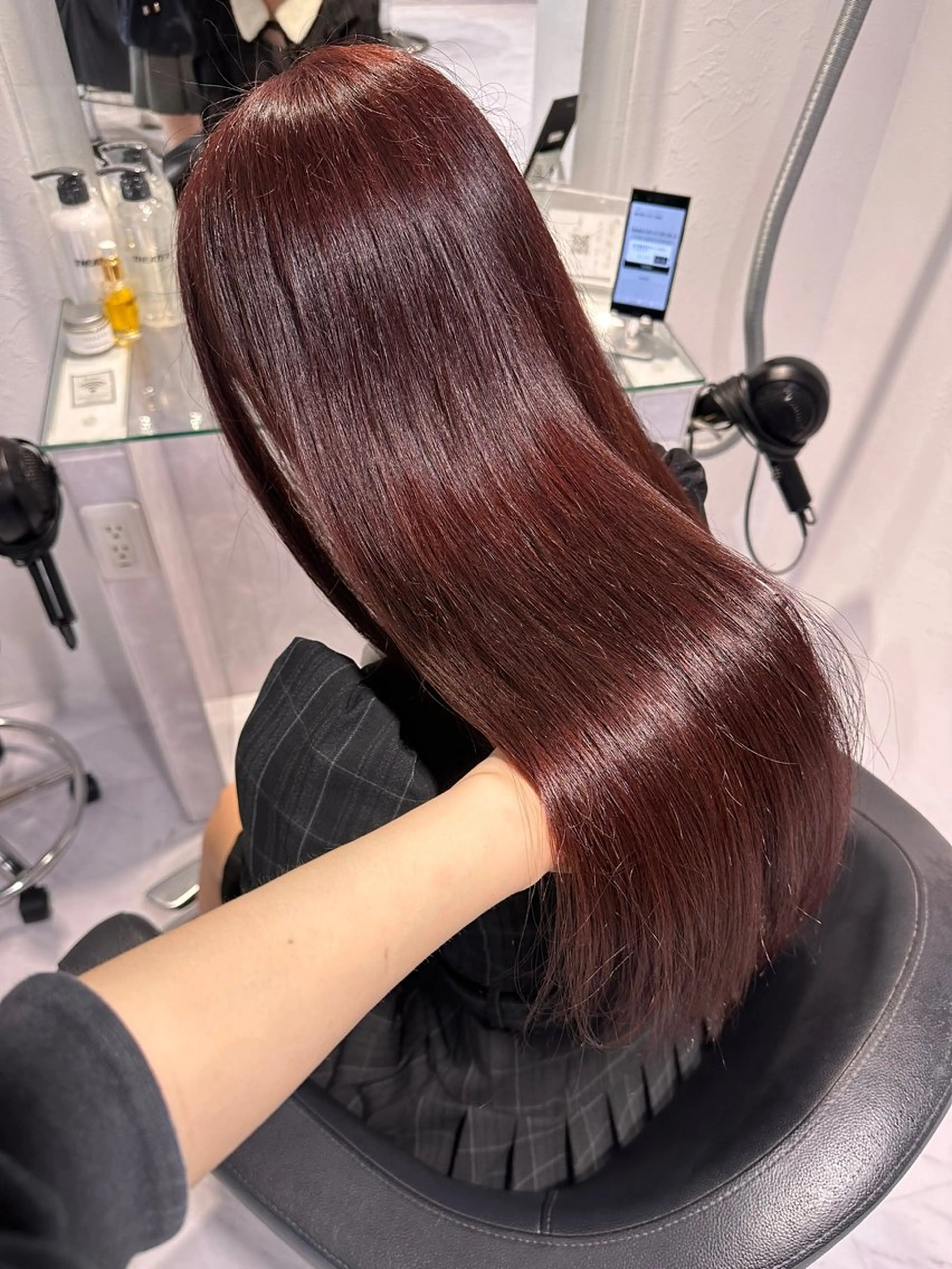 ロング カラー ヘアカラー トリートメント エクステ ヘアセット 髪質改善🩰透明感カ ラー🎀hinanoのヘアスタイル