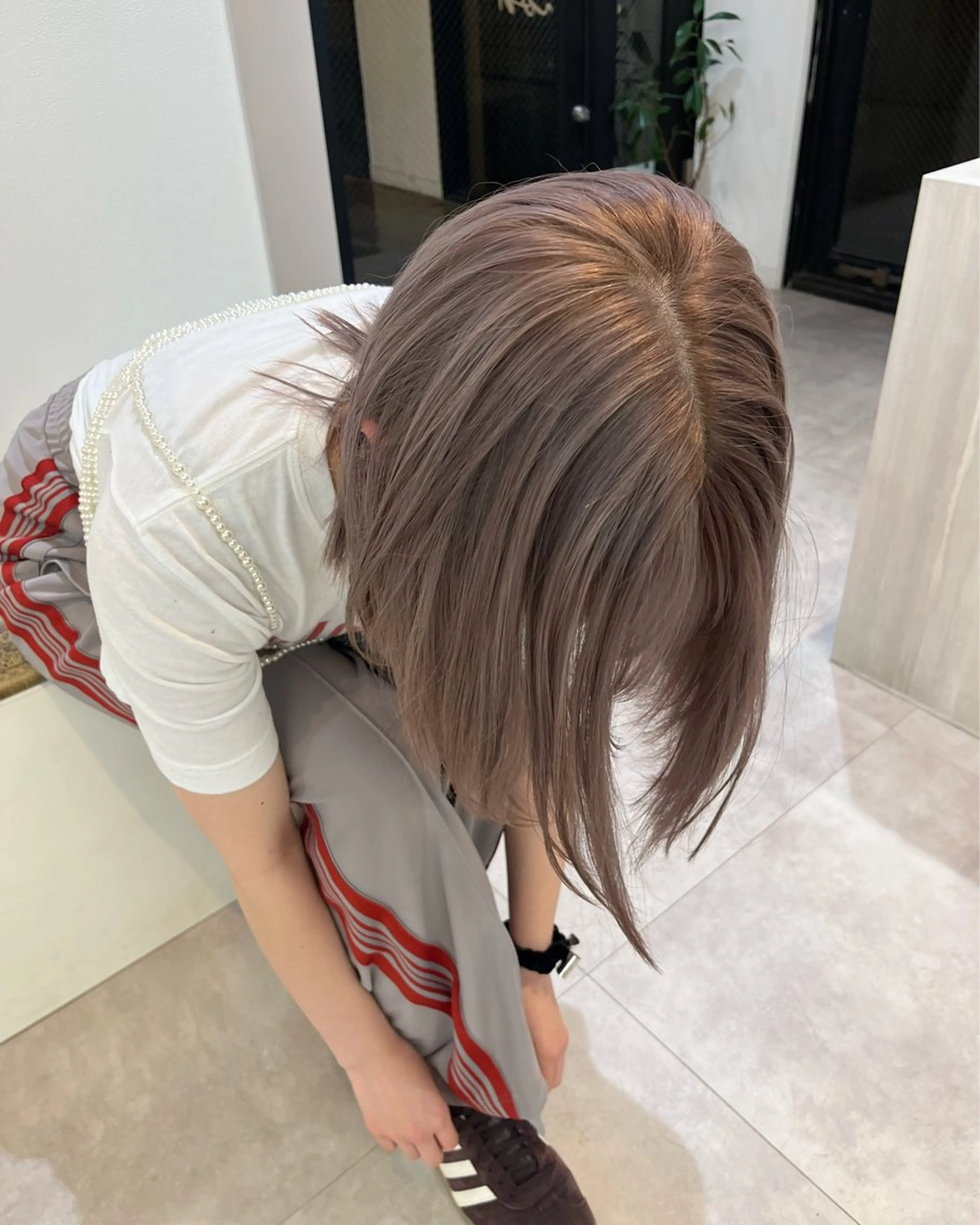 ミディアム カラー aya/メンズヘア/ メンズカット/ボブのヘアスタイル