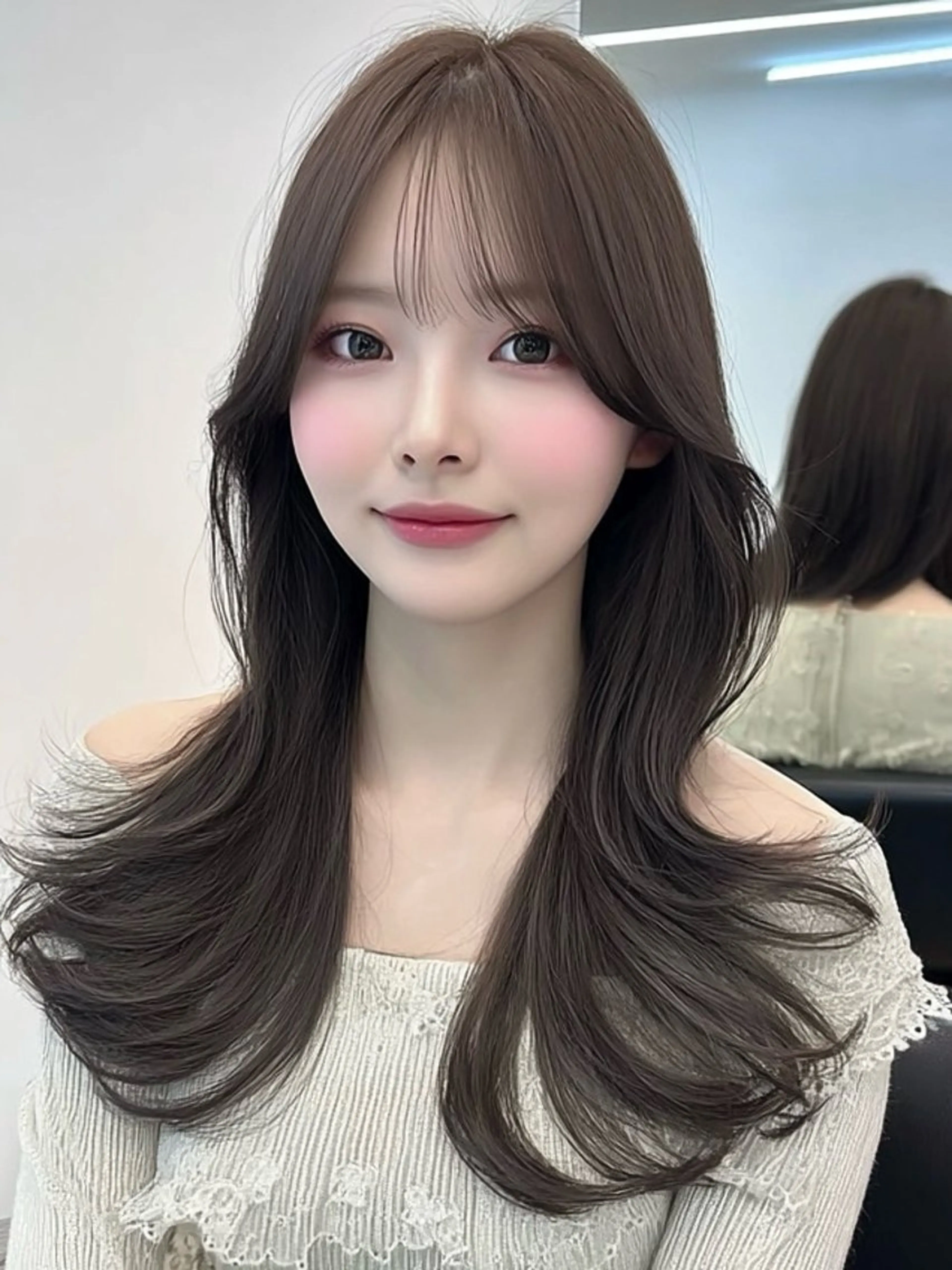 ロング ボブ 外国人風カラー ロング ♡ yuka♡のマツエク・マツパデザイン