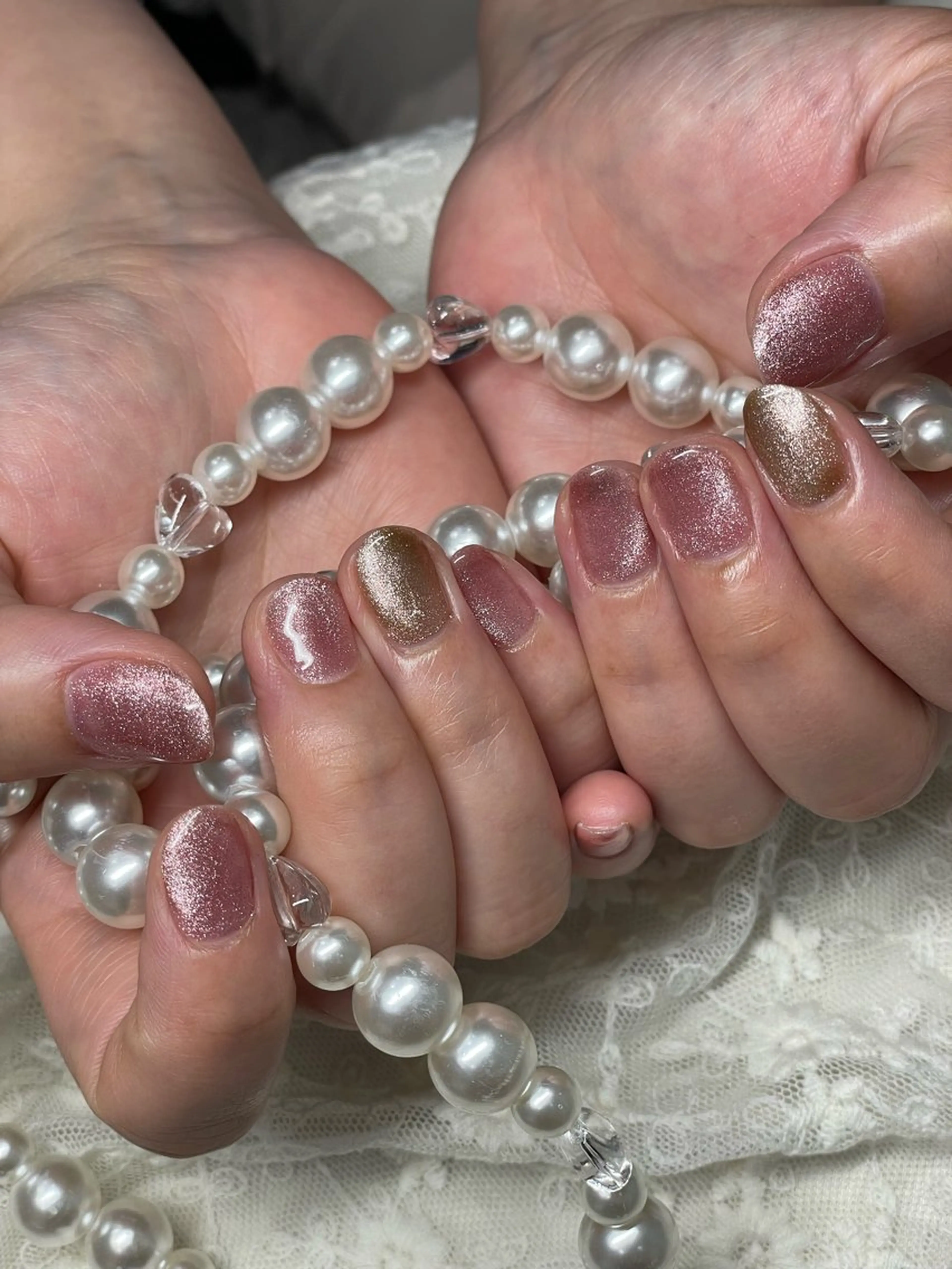 ネイル マグネットネイル Rizm secret所属・nail𓂃🫧‪ Yuinaのネイルデザイン