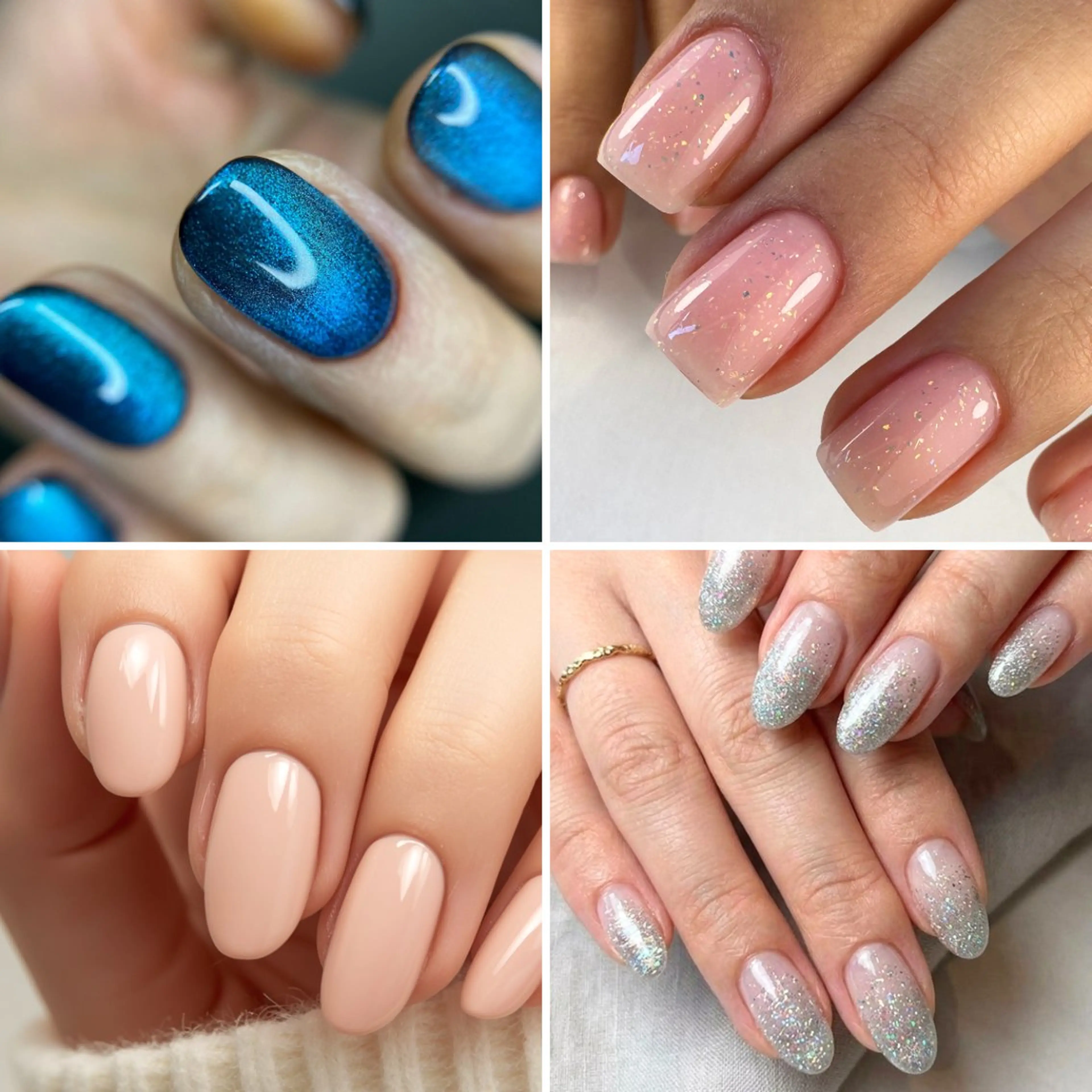 新規【マグネット・ラメグラ・ワンカラー】ハンドネイル♪オフ無料★3850円♪の写真