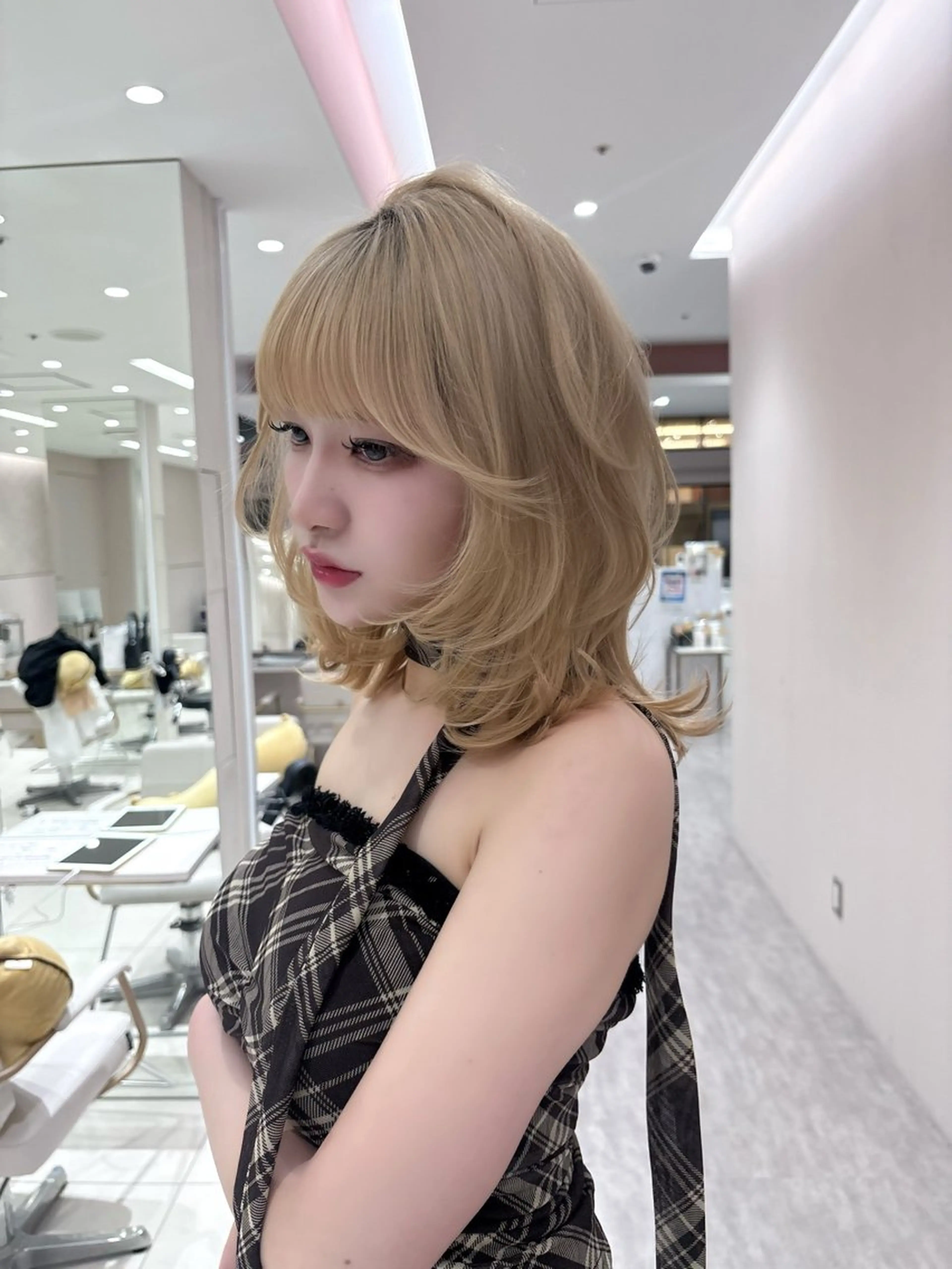 ミディアム Hazuki/ 韓国ヘア🇰🇷のヘアスタイル