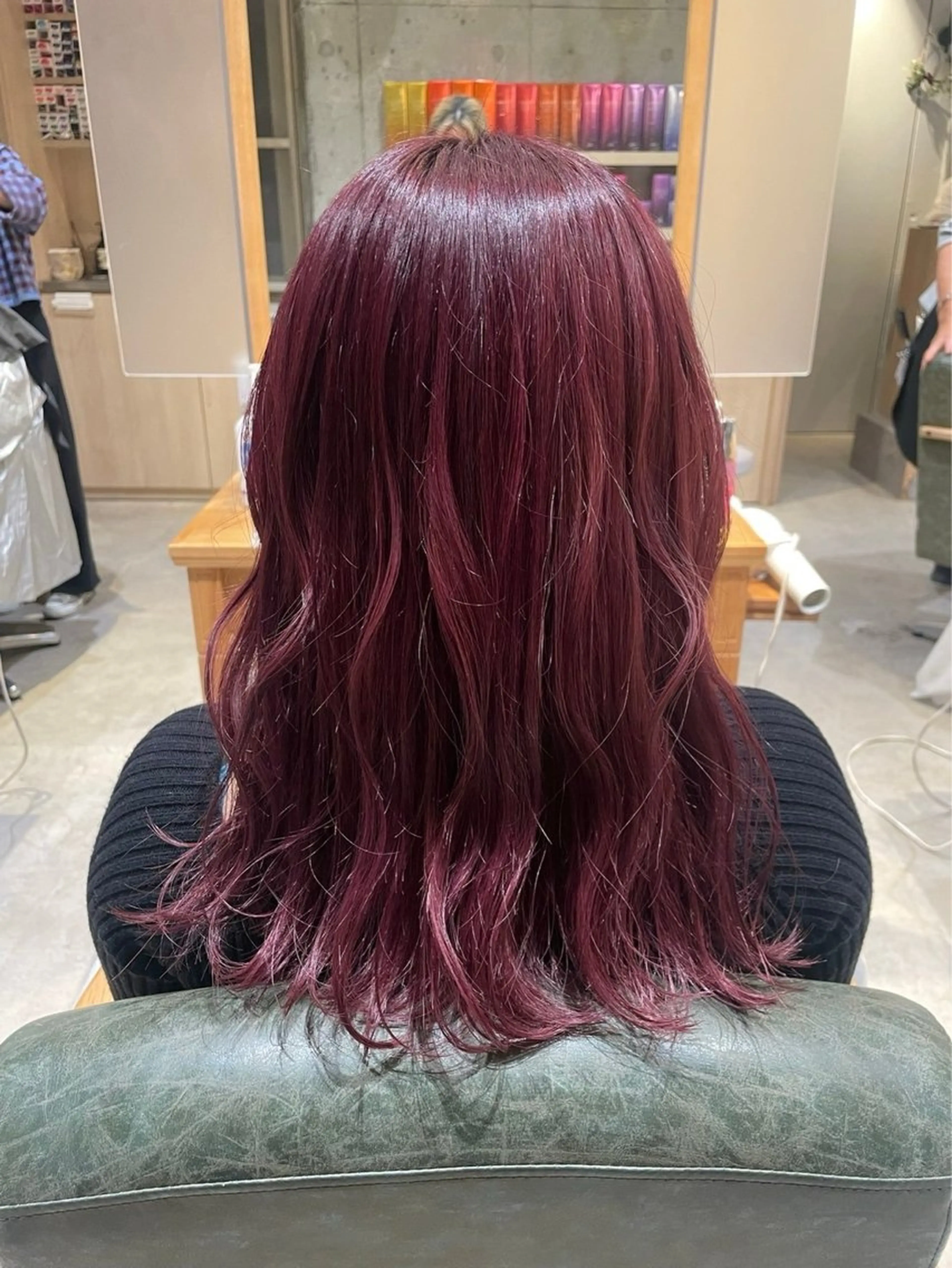 カラー りあの🎀 /暖色カラー🍒のヘアスタイル