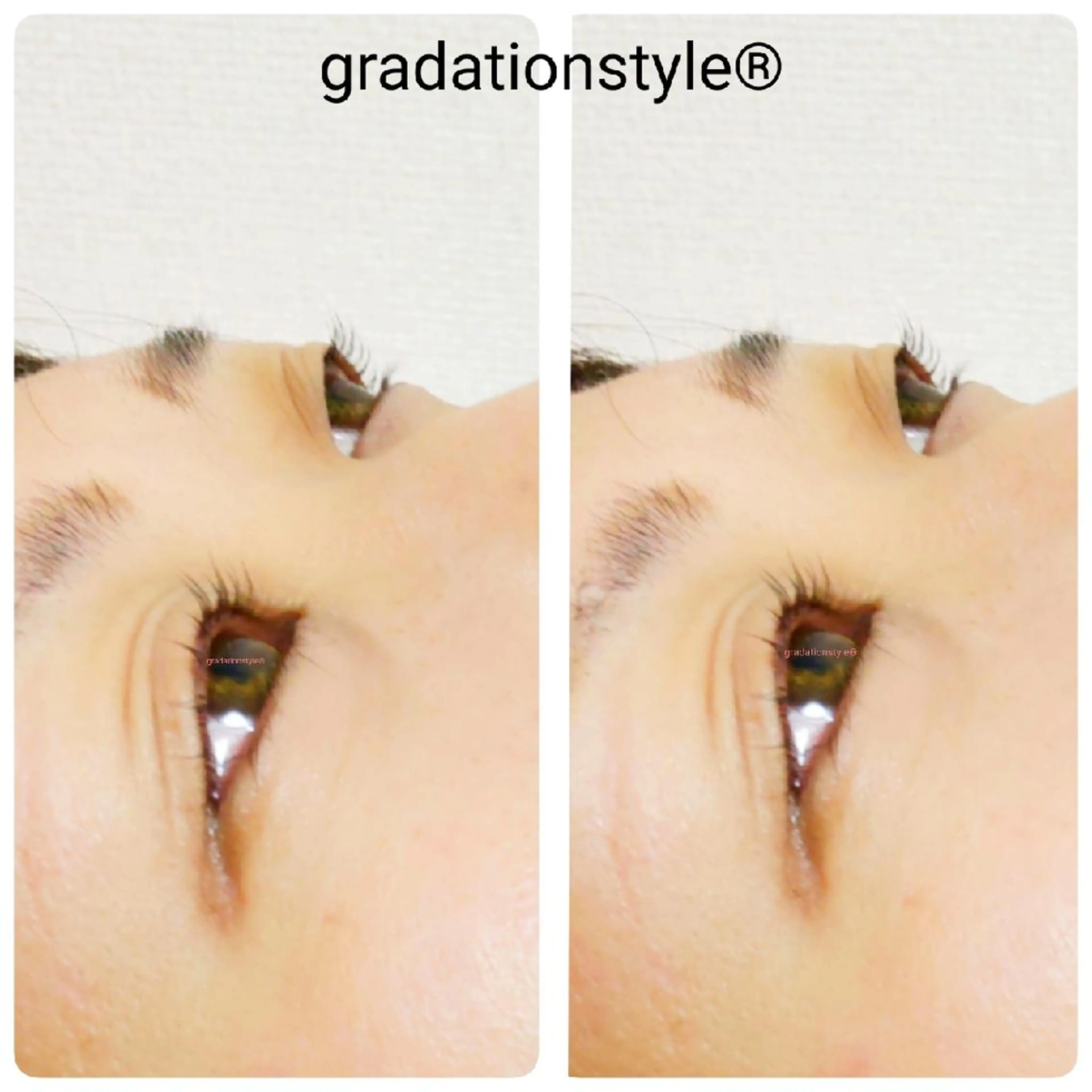 マツエク・マツパ 一重×まつ毛パーマ 🎼グラデーション スタイル札幌♫*⁠✧のマツエク・マツパデザイン