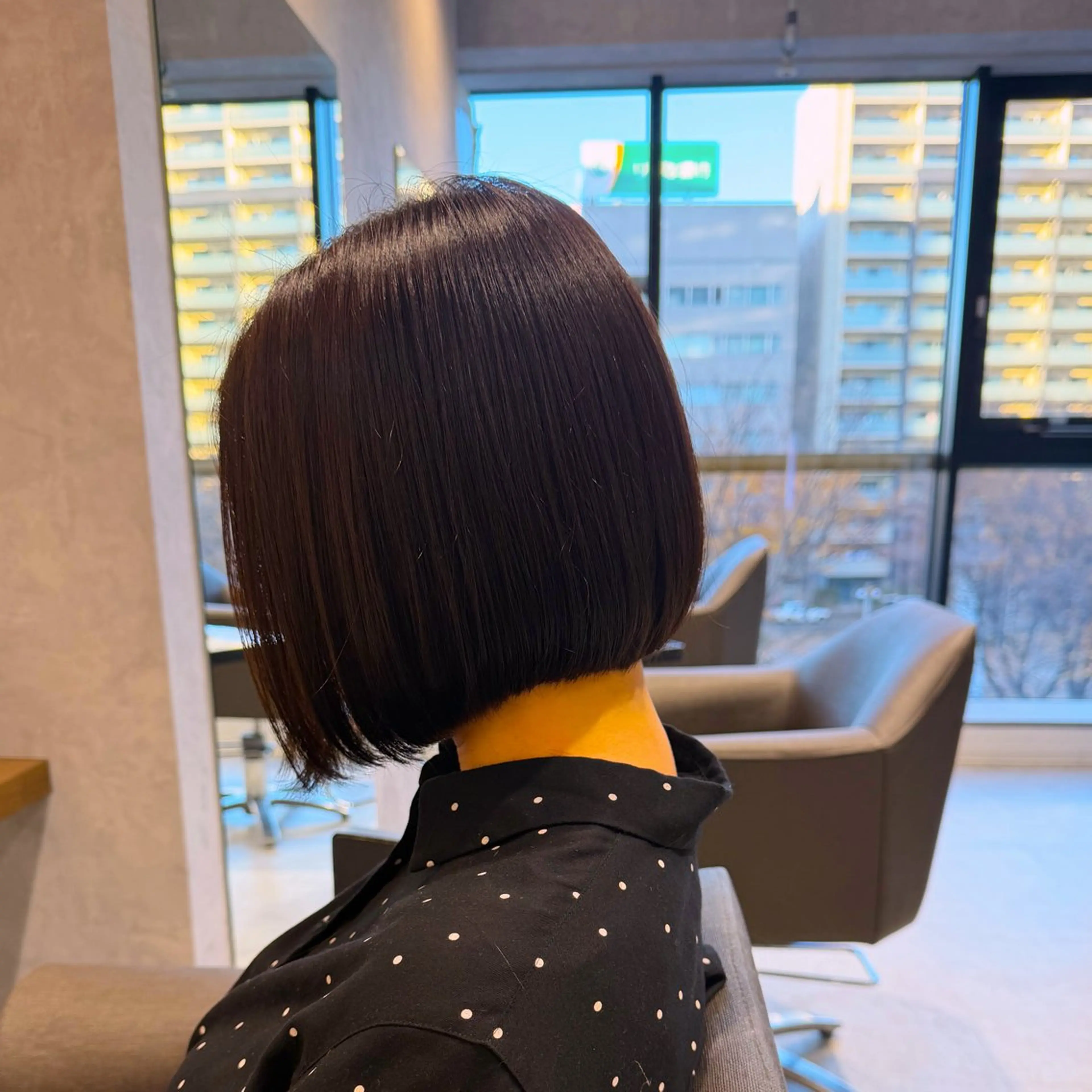 ミディアム カラー アッシュ アッシュブラウン ブラウンカラー ボブ 髪質改善 🆕TRUTH千葉店 店長Yuのヘアスタイル