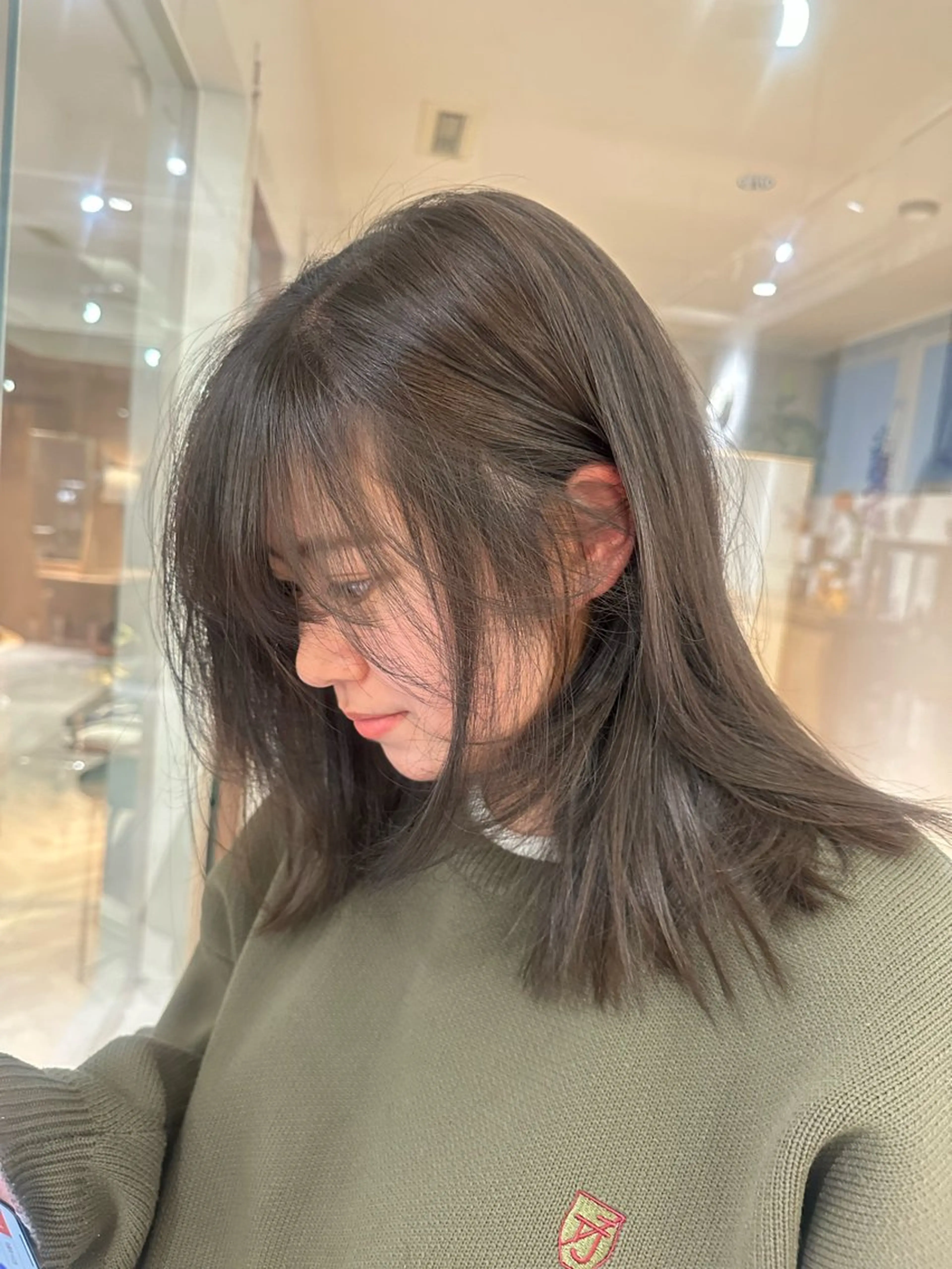 ミディアム hase ／tsunaguのヘアスタイル