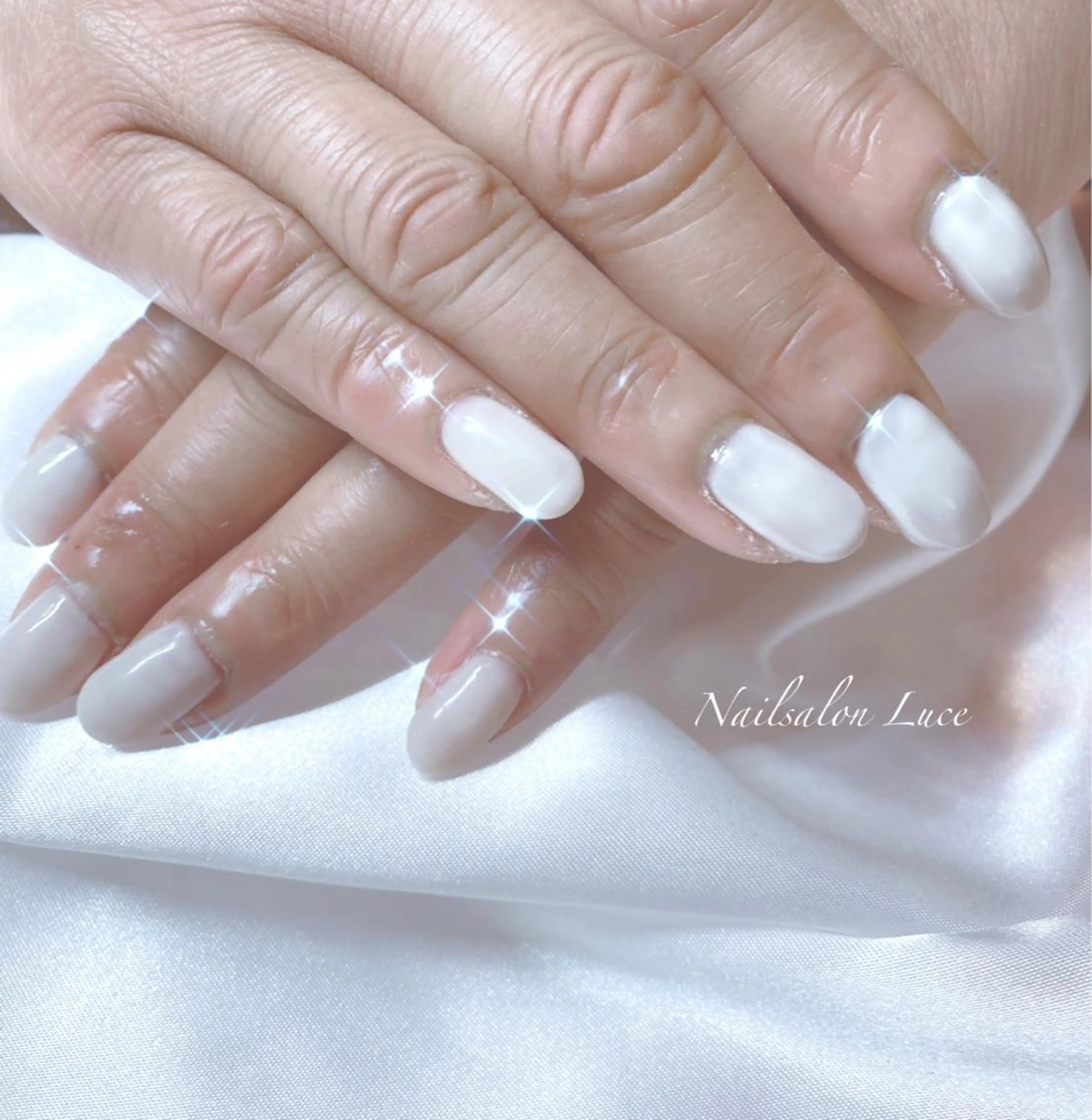 ネイル ジェルネイル ワンカラーネイル ネイル& 脱毛サロン　Lのマツエク・マツパデザイン