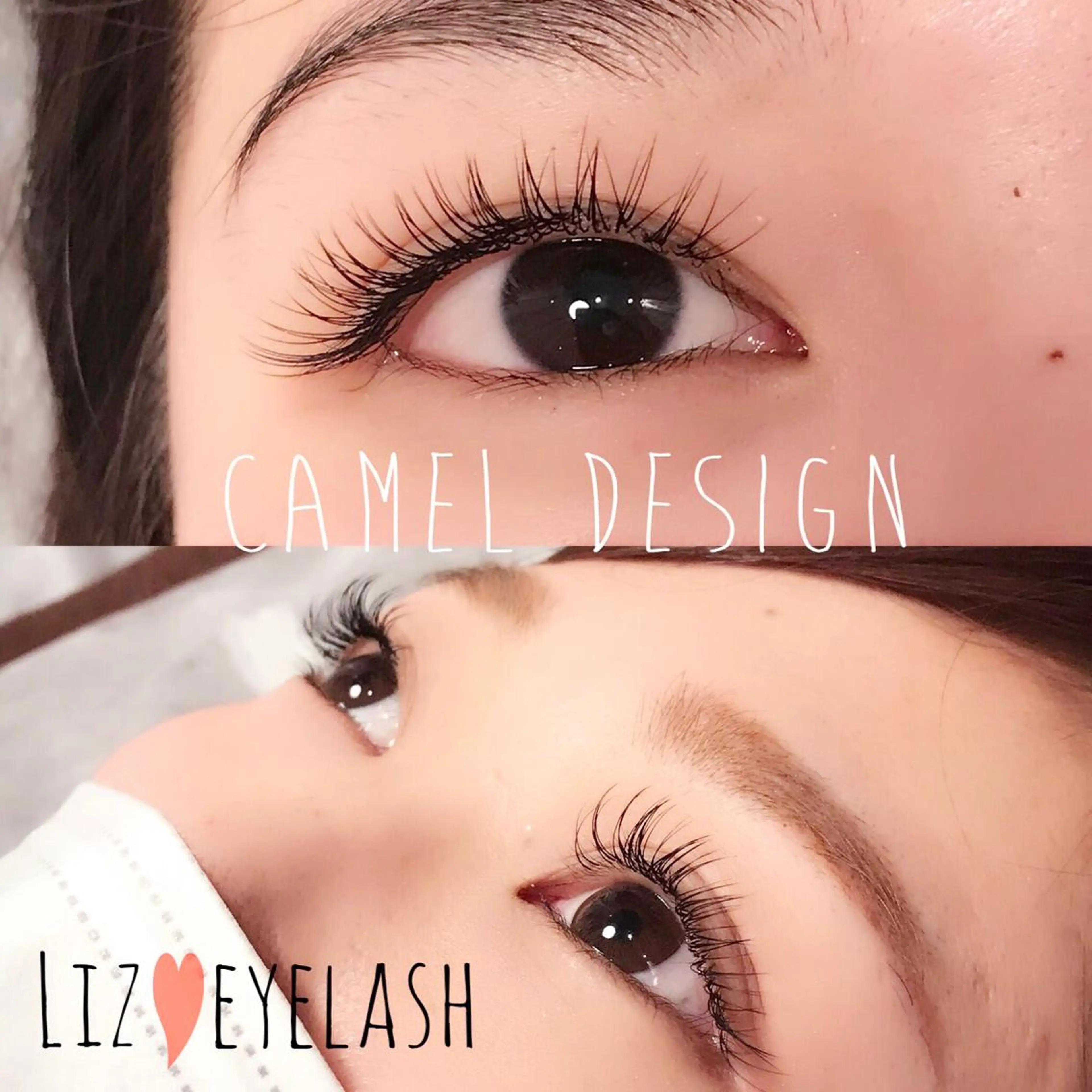 マツエク・マツパ Cカール Dカール Jカール 目尻長め マツエク nashira -ナシラ- 恵比寿のマツエク・マツパデザイン