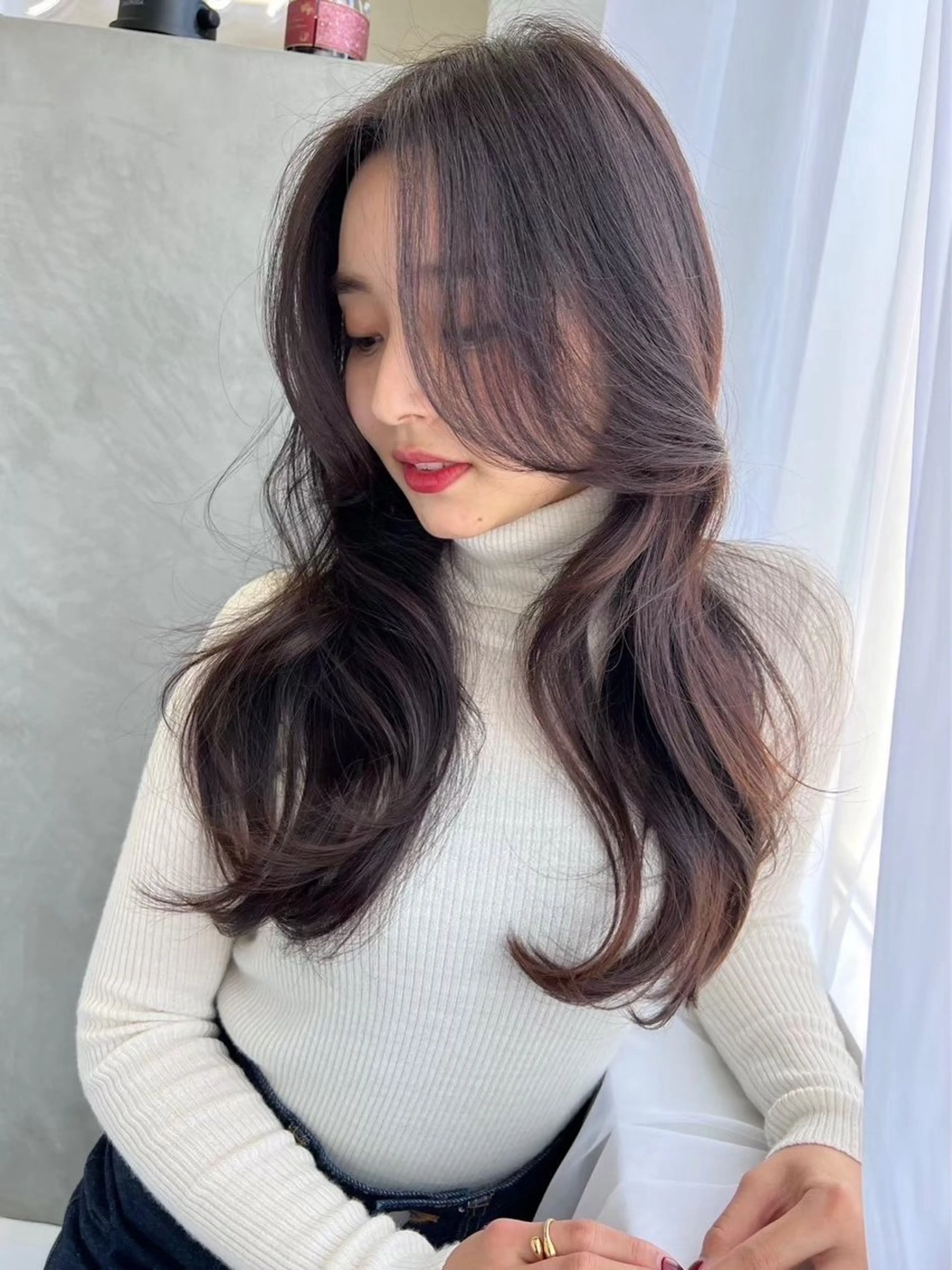 ロング レイヤーカット soyon 心斎橋店のヘアスタイル