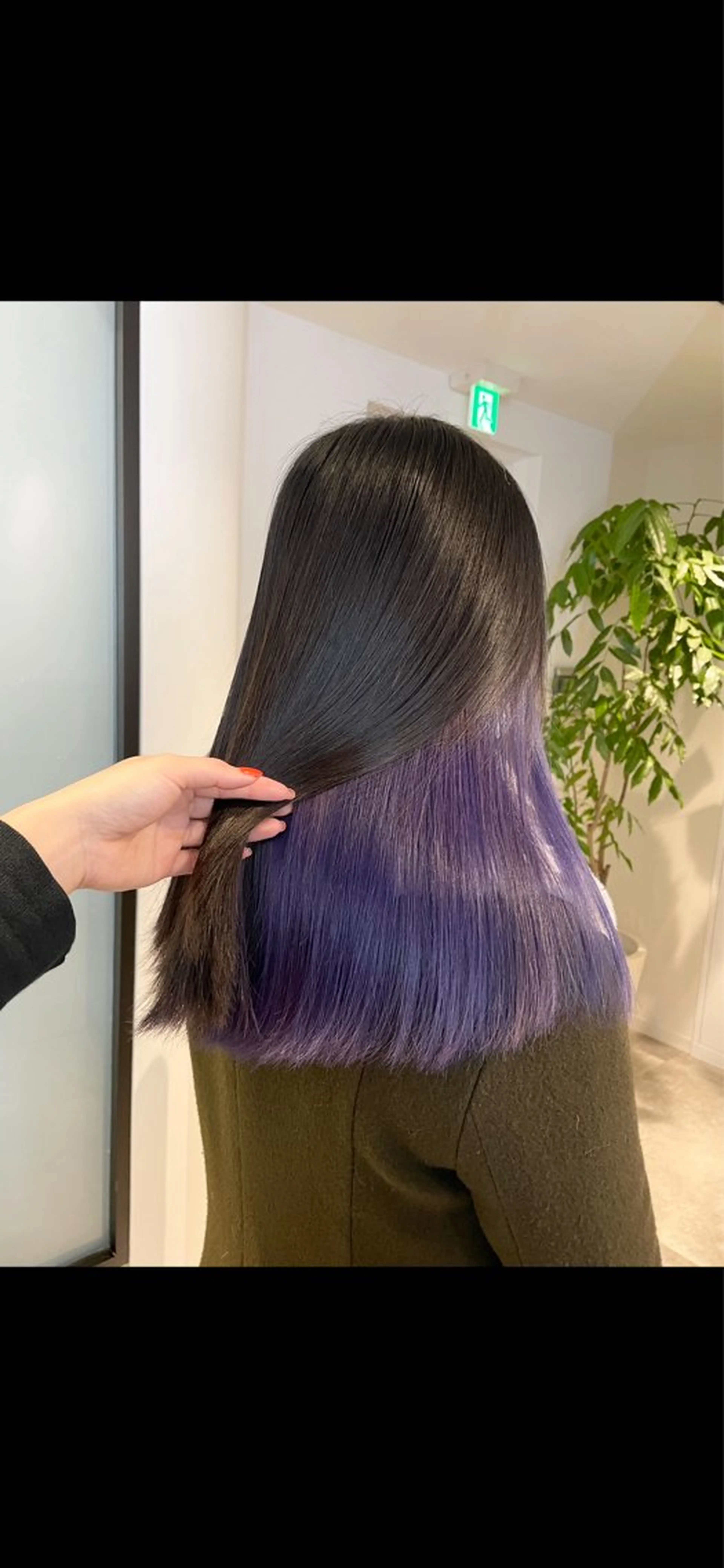 インナーブリーチ(リタッチ)の写真