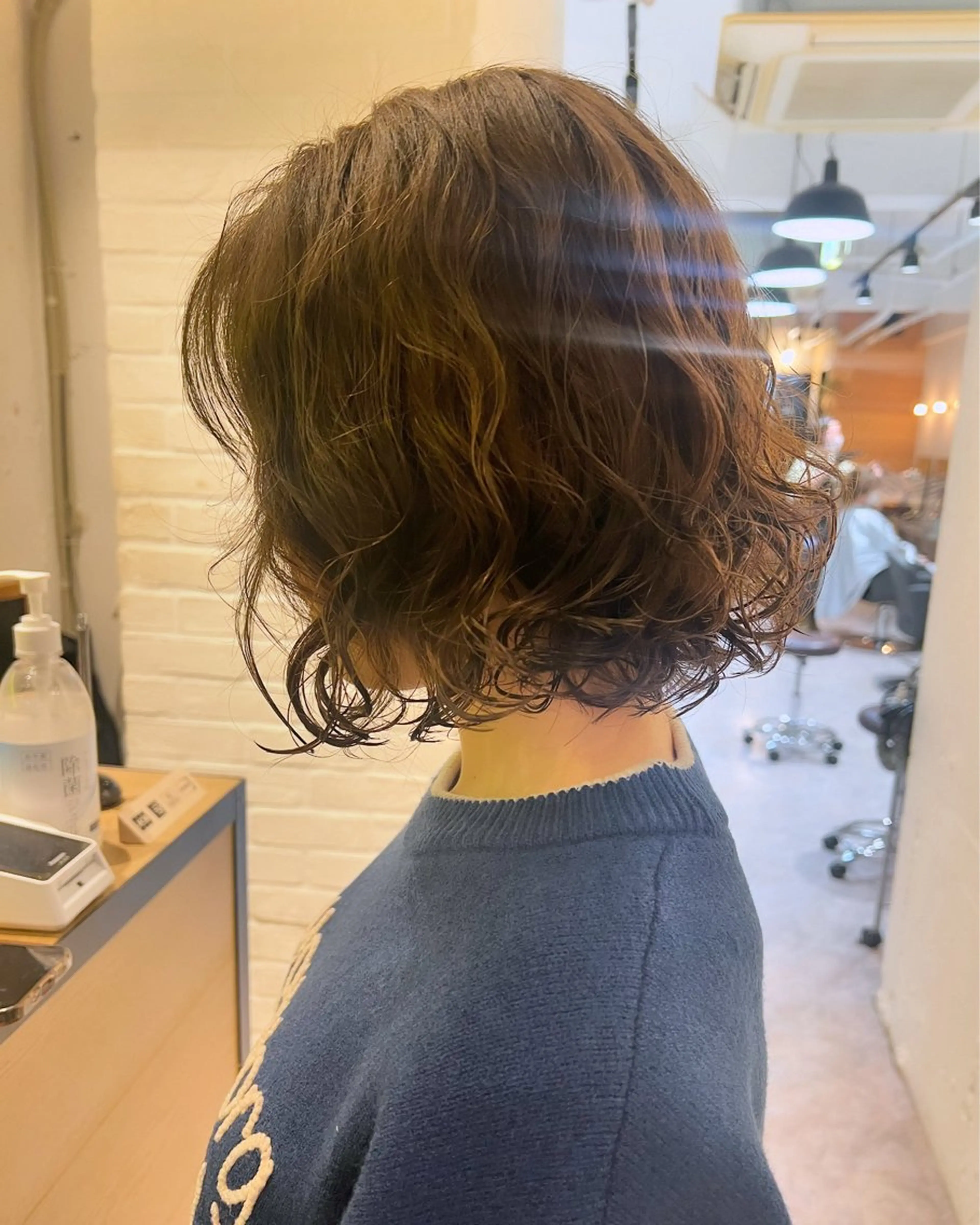 ショート パーマ ボブ カット パーマ フジサキ ケンのヘアスタイル