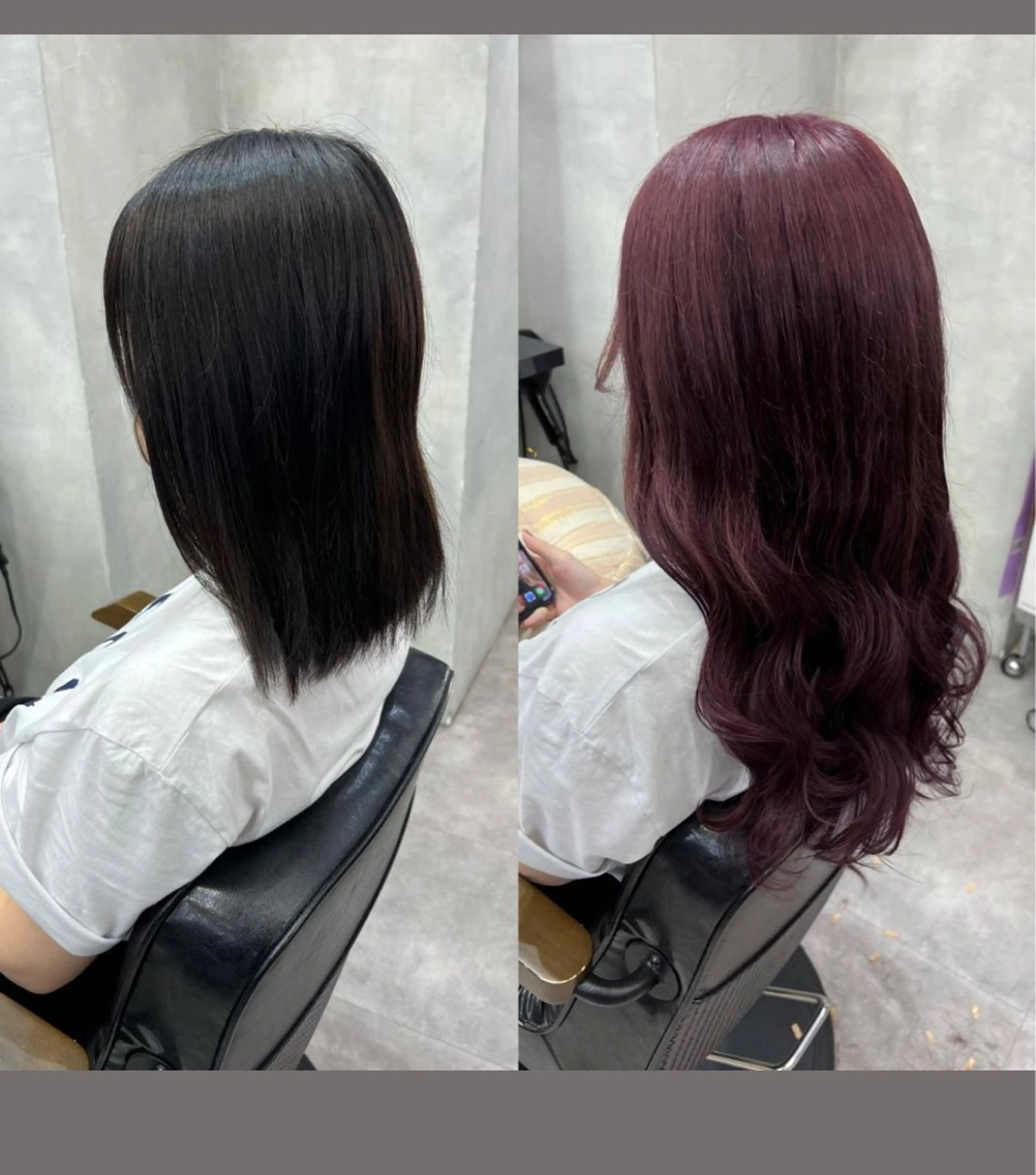 ミディアム エクステ 濱川響太レディース カットモデルのヘアスタイル