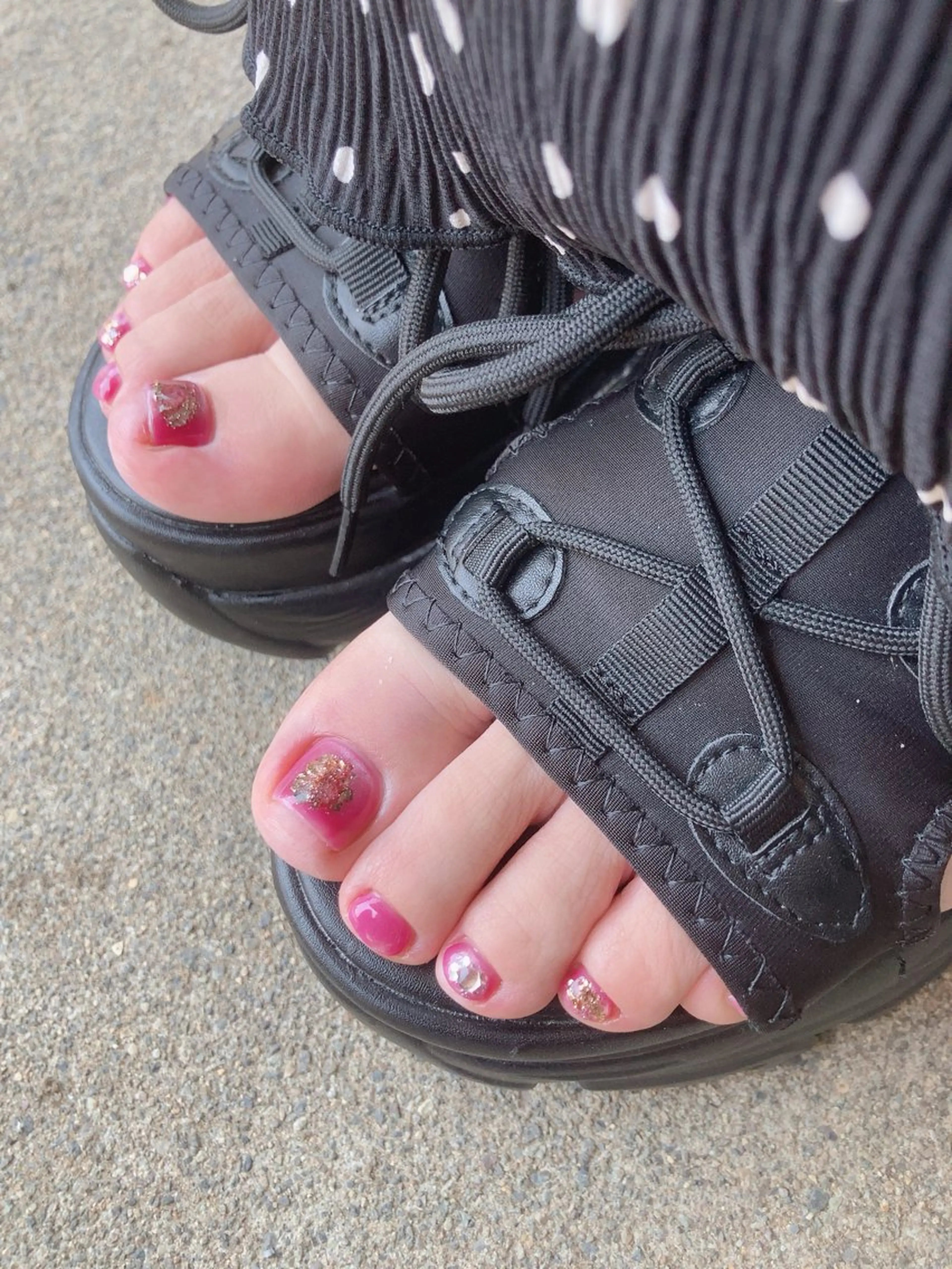 ネイル フットネイル 北野 優理のネイルデザイン