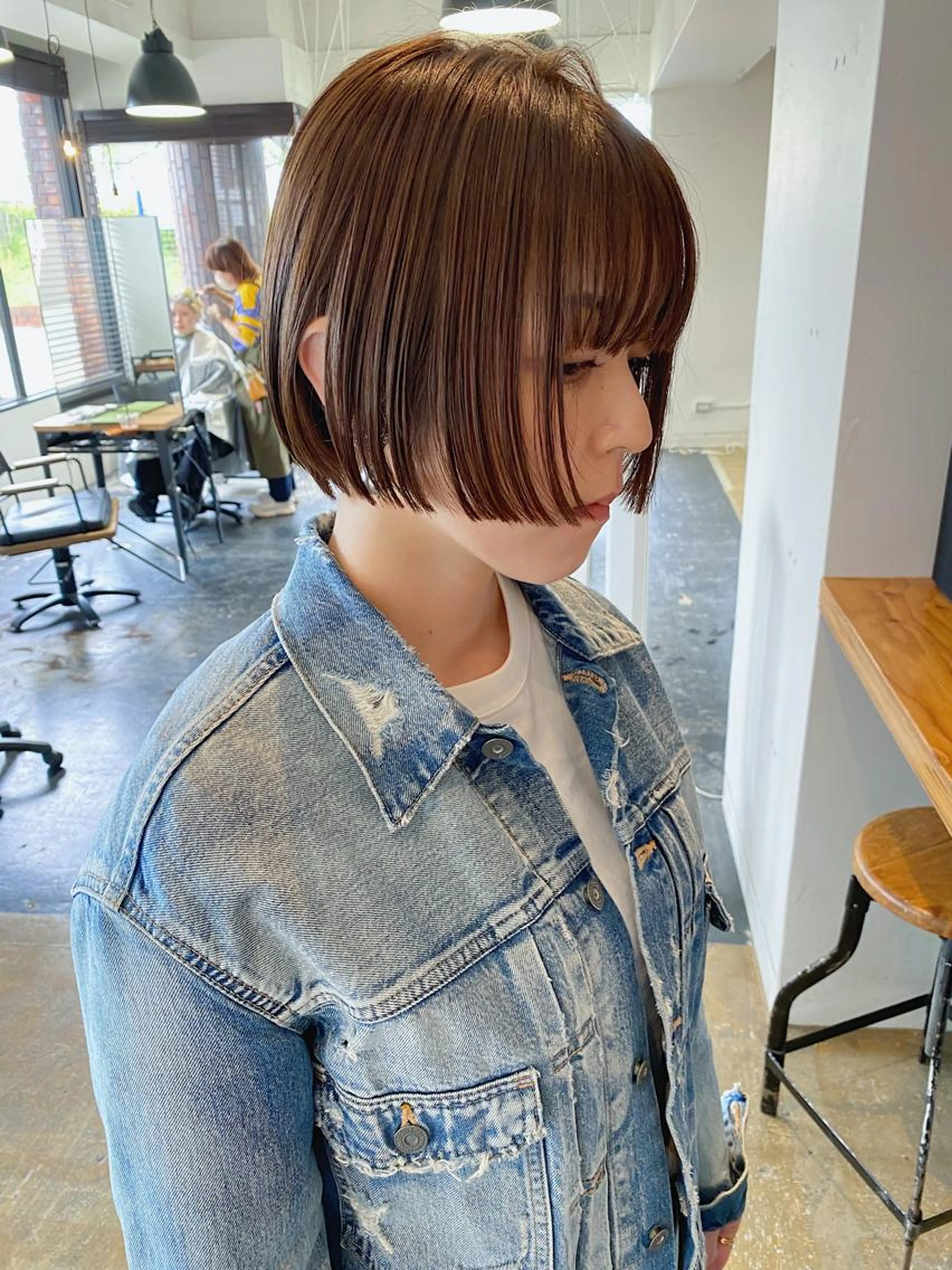ショートヘアカットの写真