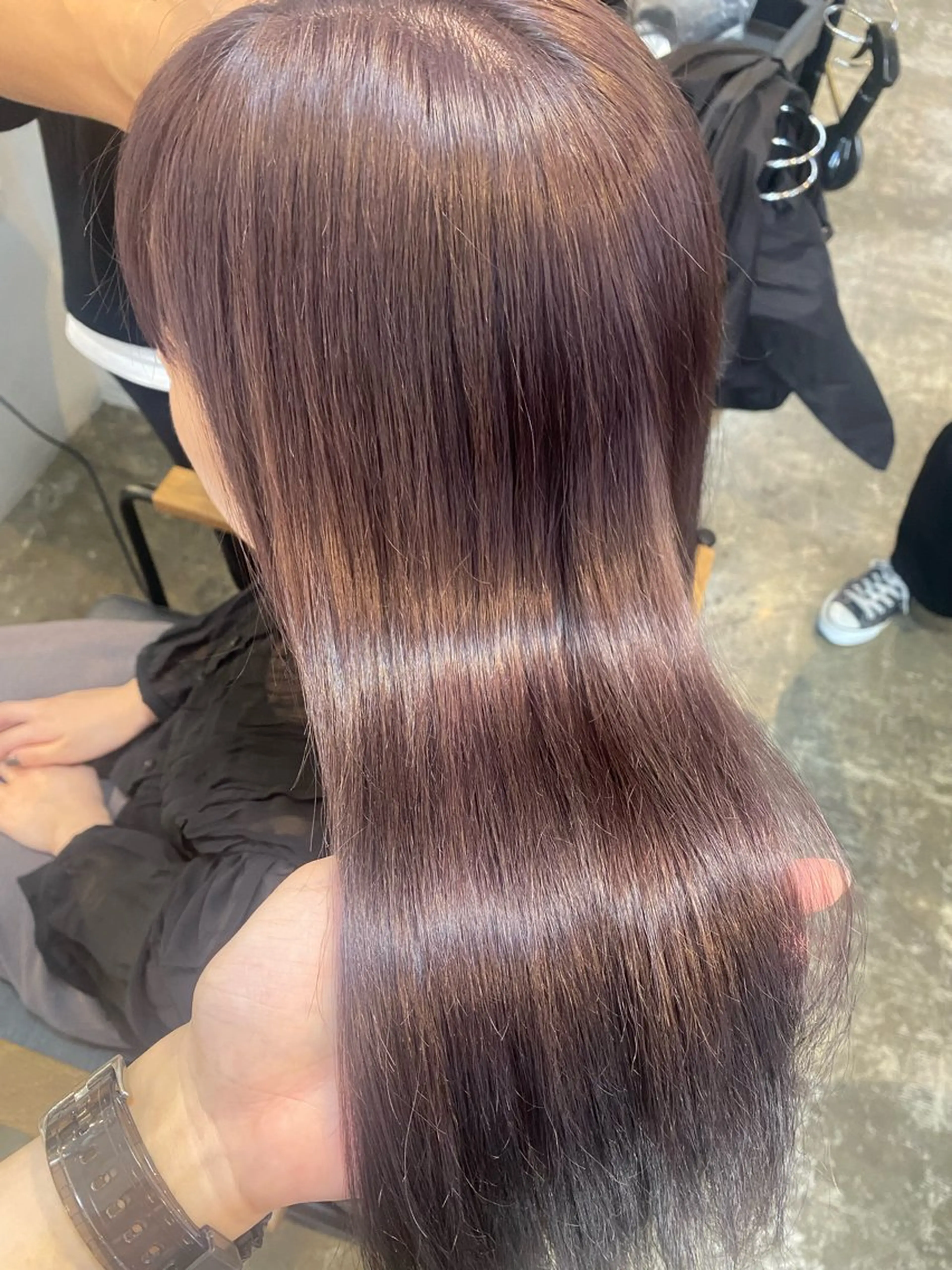 カラー knock所属・knock　國友 華乃のヘアスタイル