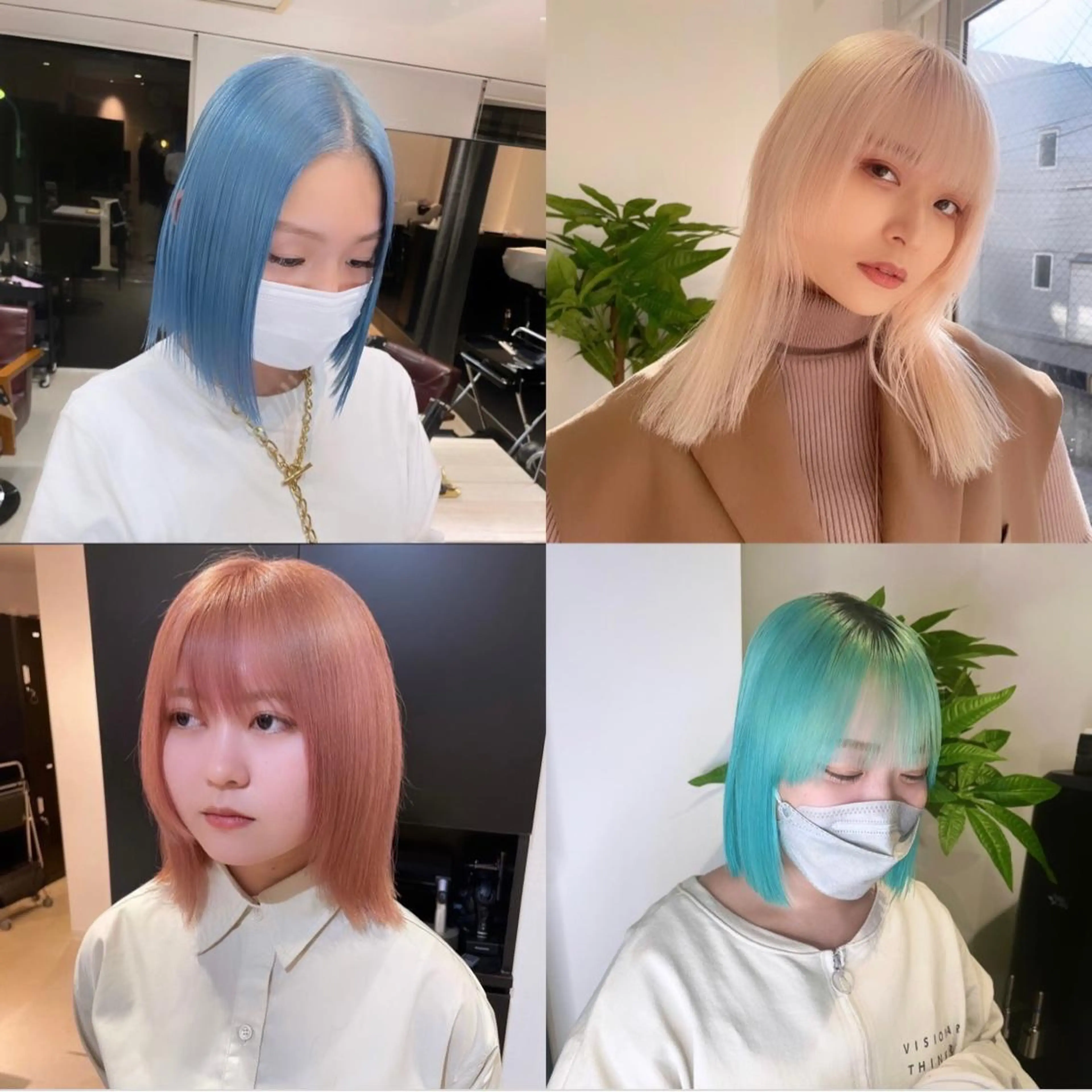 ミディアム ヘアカラー トリートメント ブリーチカラー特化 碇　英朗のヘアスタイル