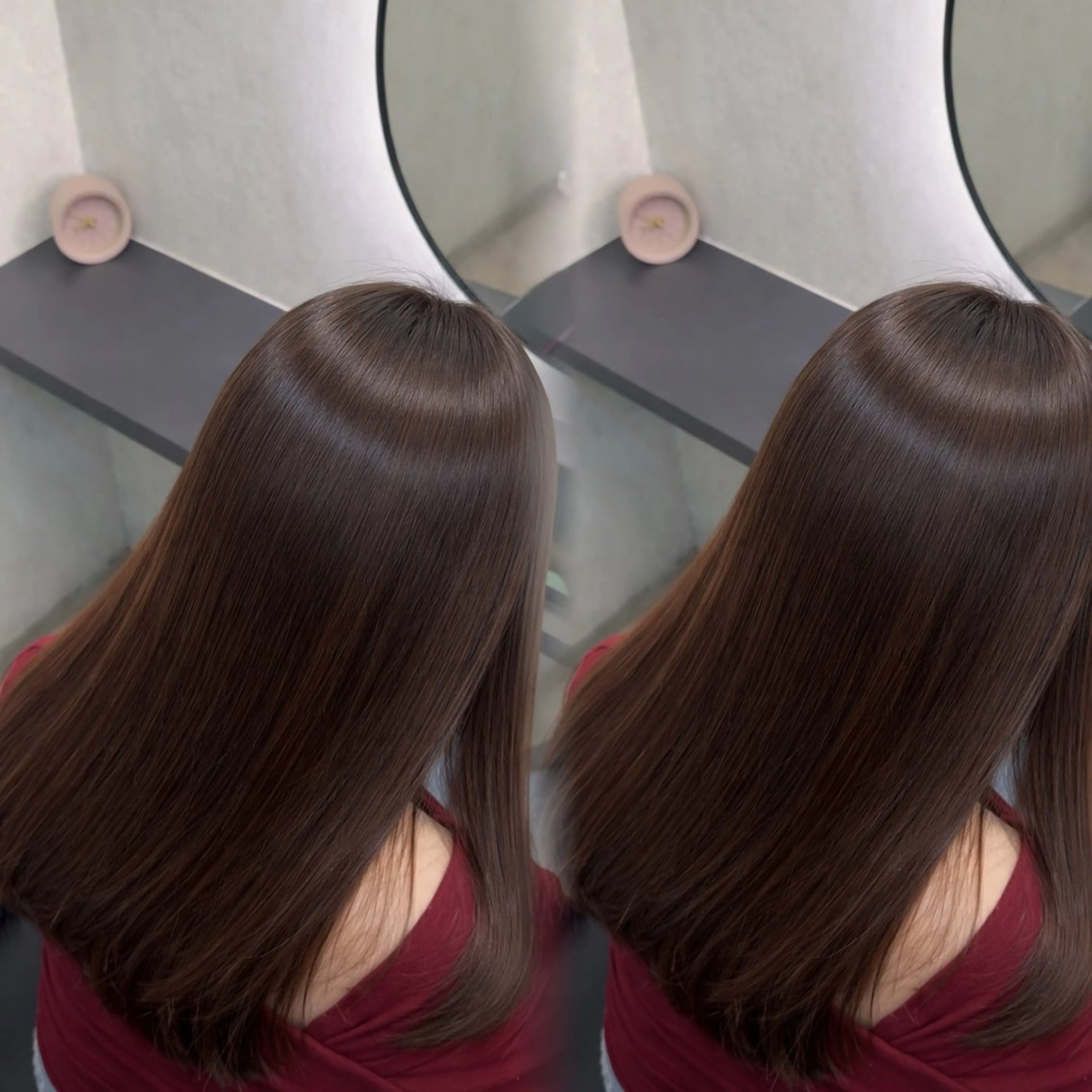 ロング カラー ヘアアレンジ カット ヘアカラー 縮毛矯正 トリートメント 新宿 /髪質改善/ 縮毛矯正/ヒュウガのヘアスタイル