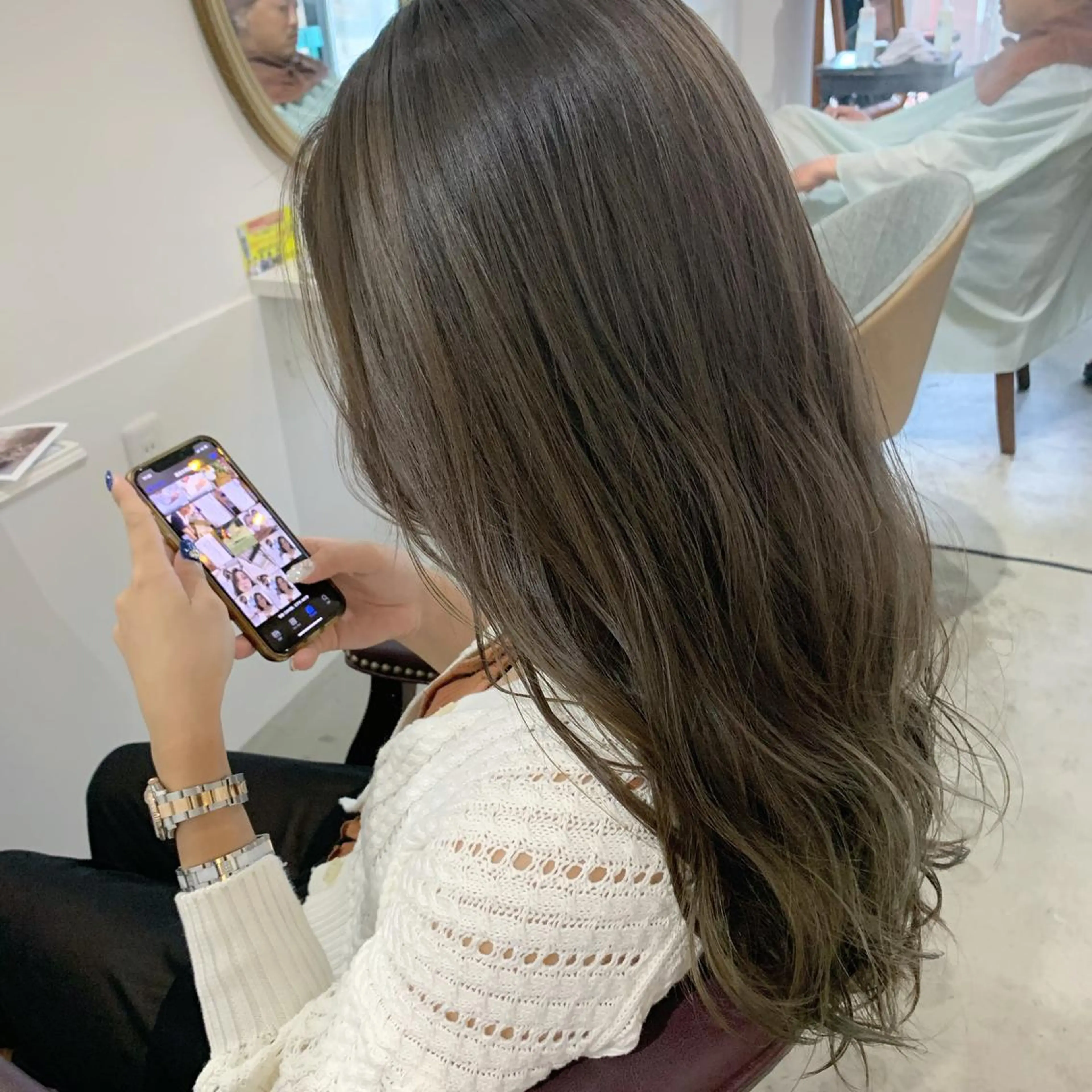 セミロング カラー 【髪質改善美容師】 KAITOのヘアスタイル