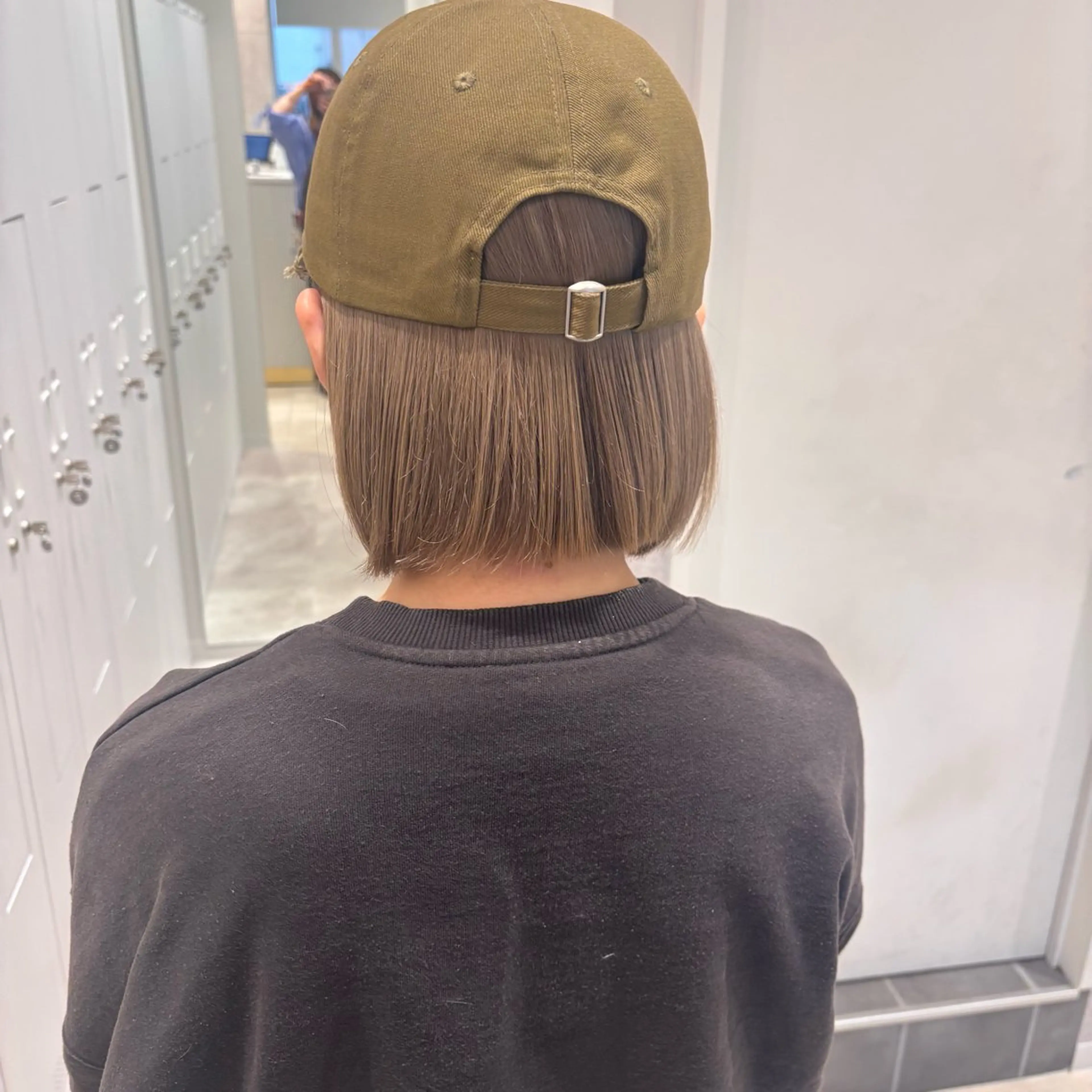 ミディアム カラー ヘアカラー salowin SHIBUYA me+店所属・kasumi/渋谷/ パーマのヘアスタイル