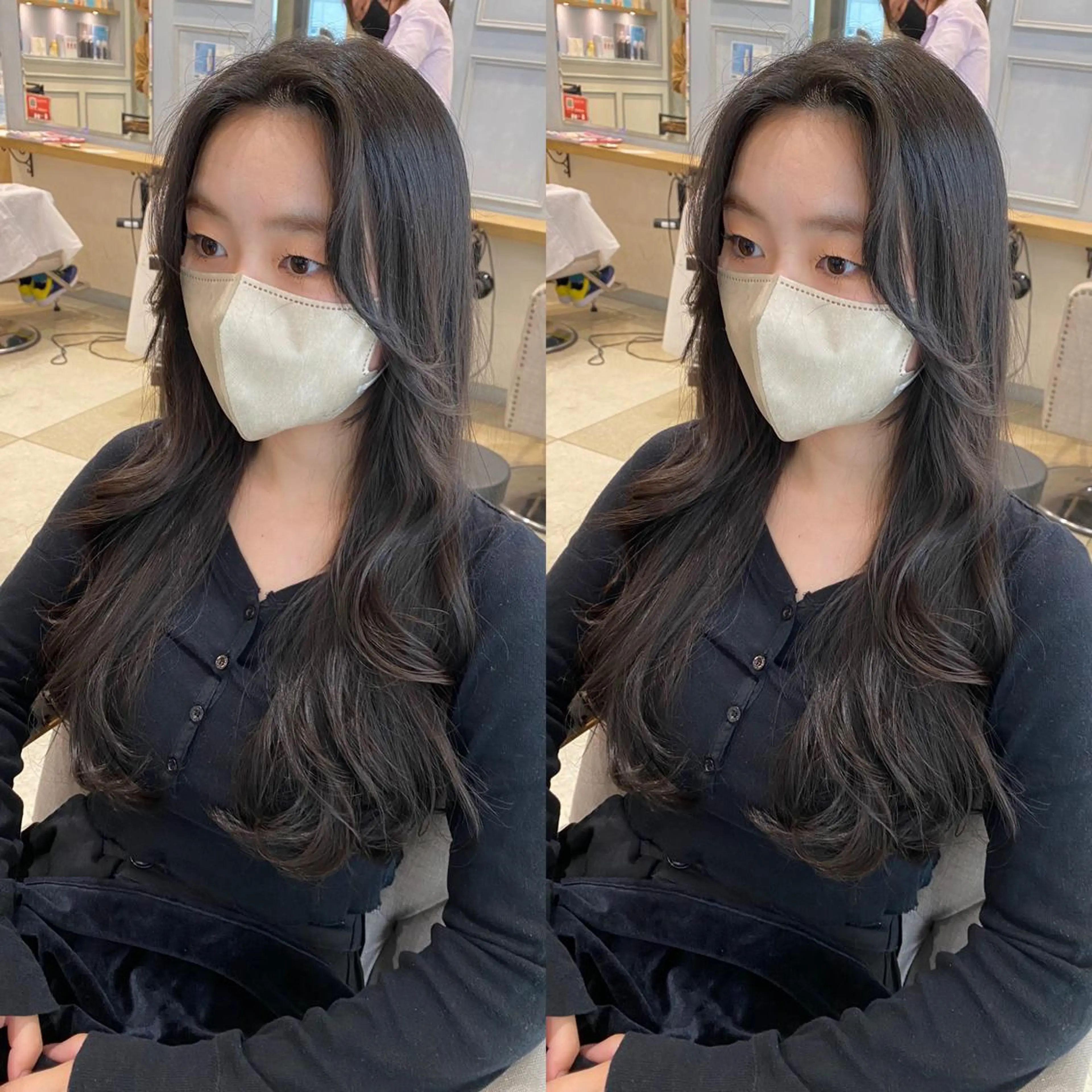 セミロング Livnaリヴナ立川所属・レイヤー/ハイライト /立川/赤池宏隆のヘアスタイル