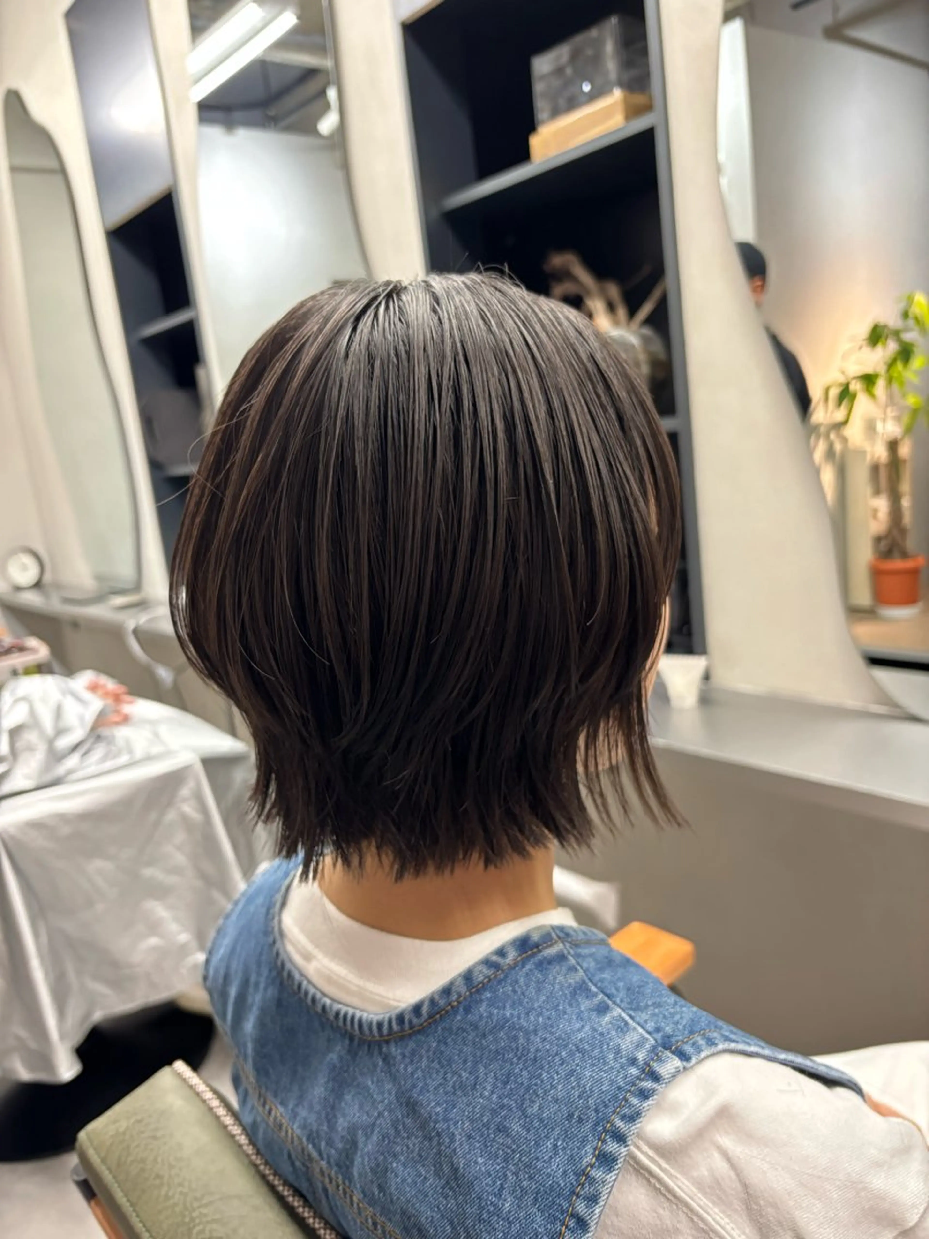 ショート カラー ボブレイヤー ボブ レイヤーカット カット ヘアカラー nico 麻生 やまざきれいのヘアスタイル