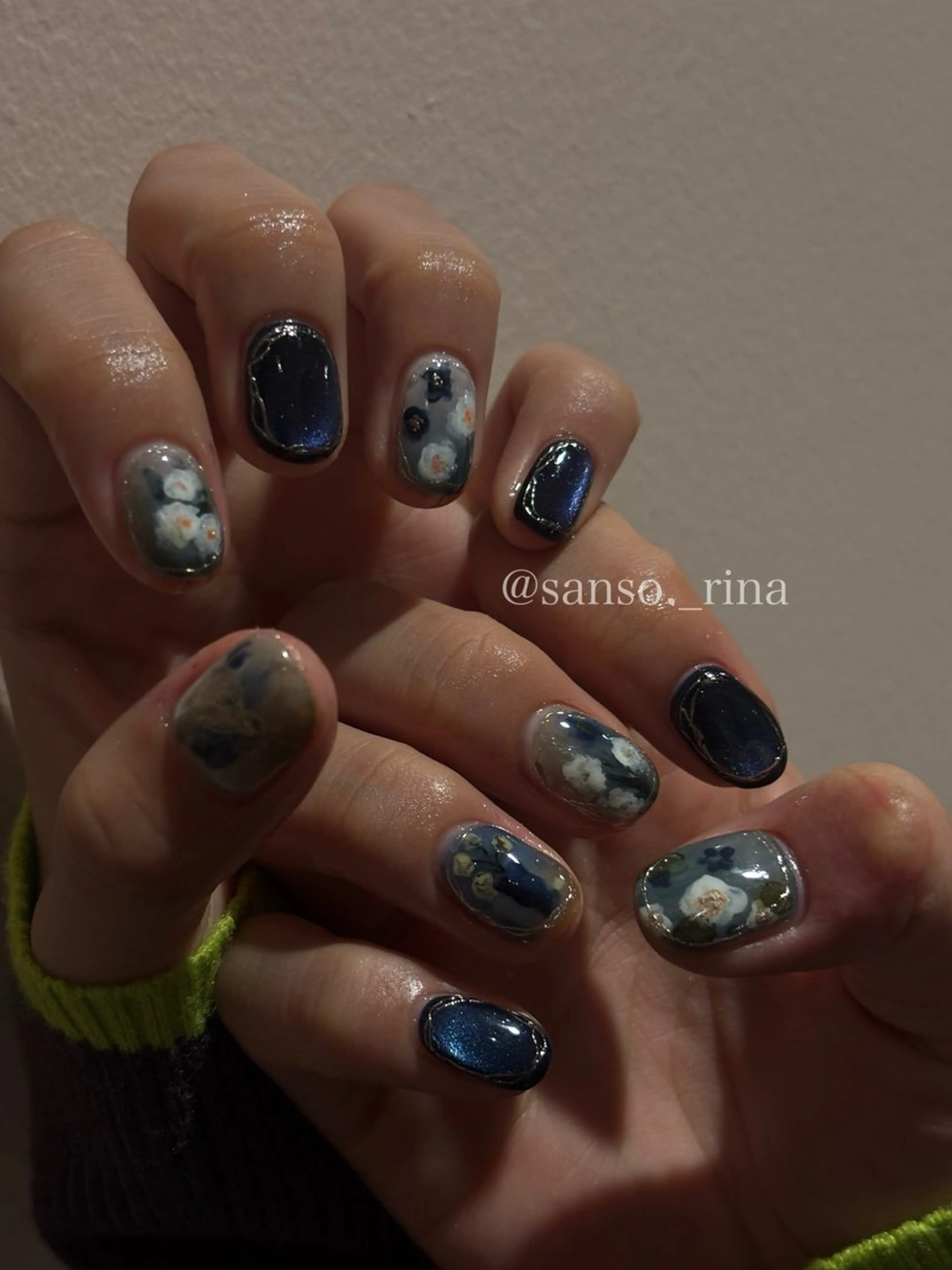 ネイル ハンドネイル フットネイル nuu  栄所属・早川 里奈のネイルデザイン