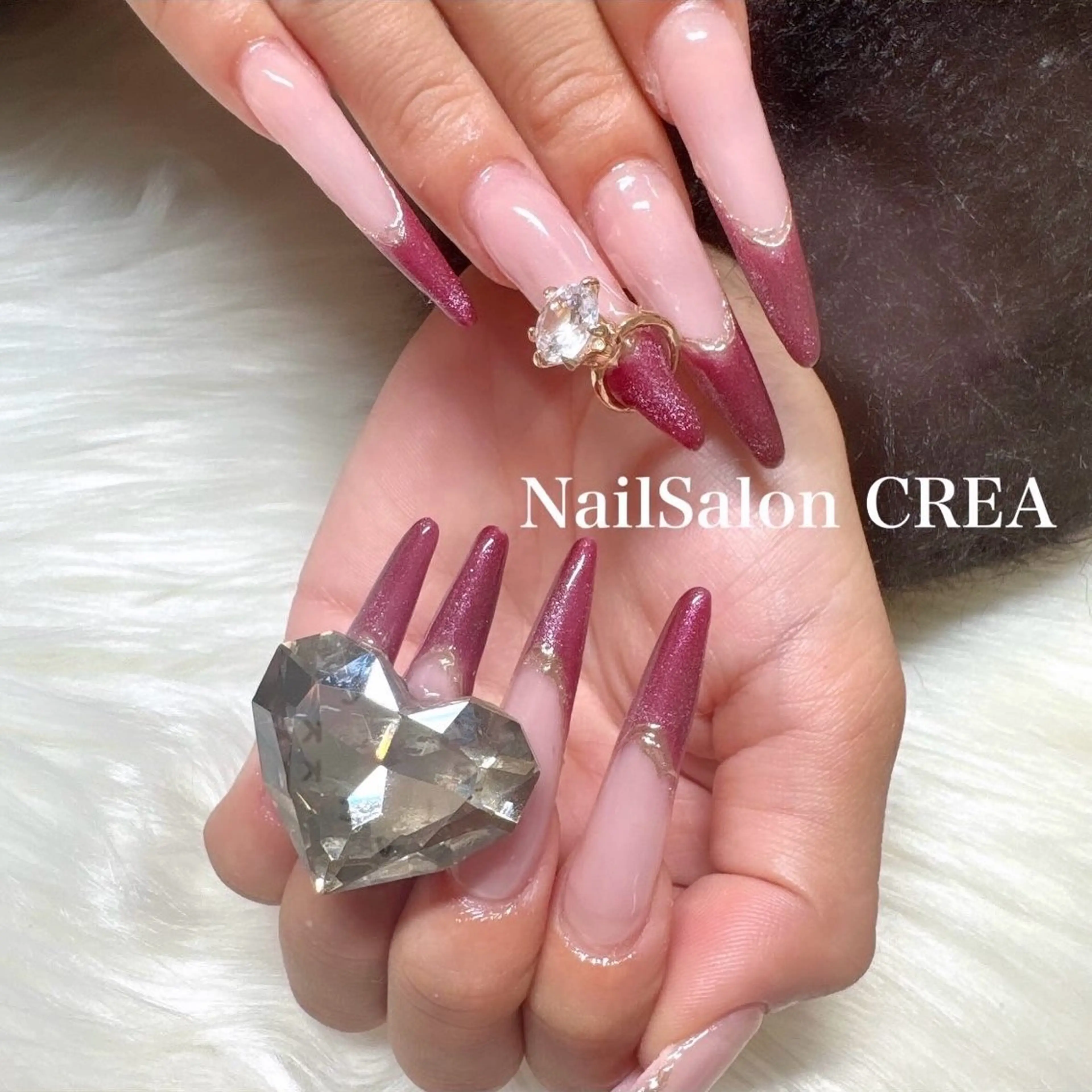 ネイル ロングネイル ハンドネイル NailSalon CREAのネイルデザイン