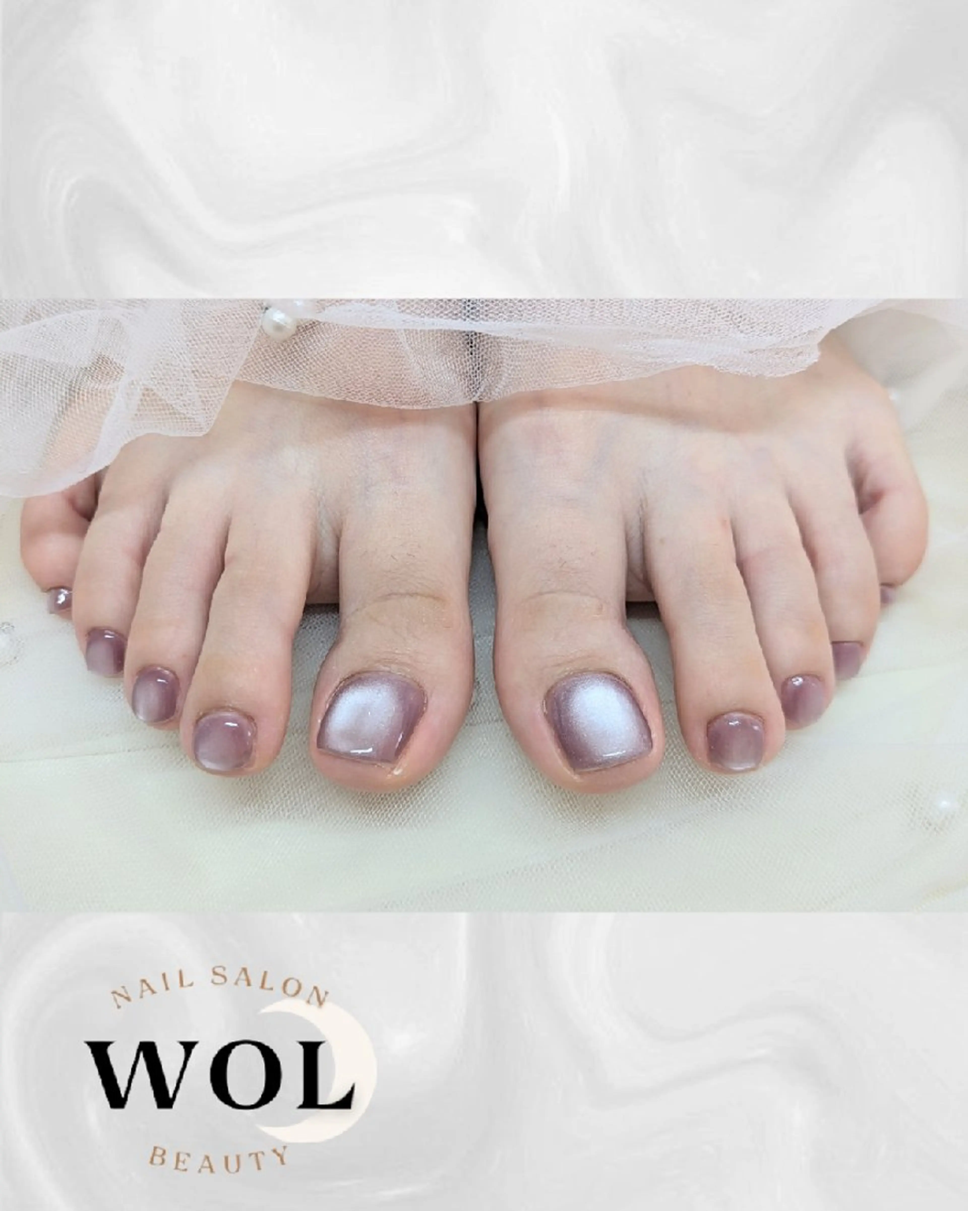 ネイル フットネイル nailsalon🌙WOL所属・WOL🌙 momokoのネイルデザイン