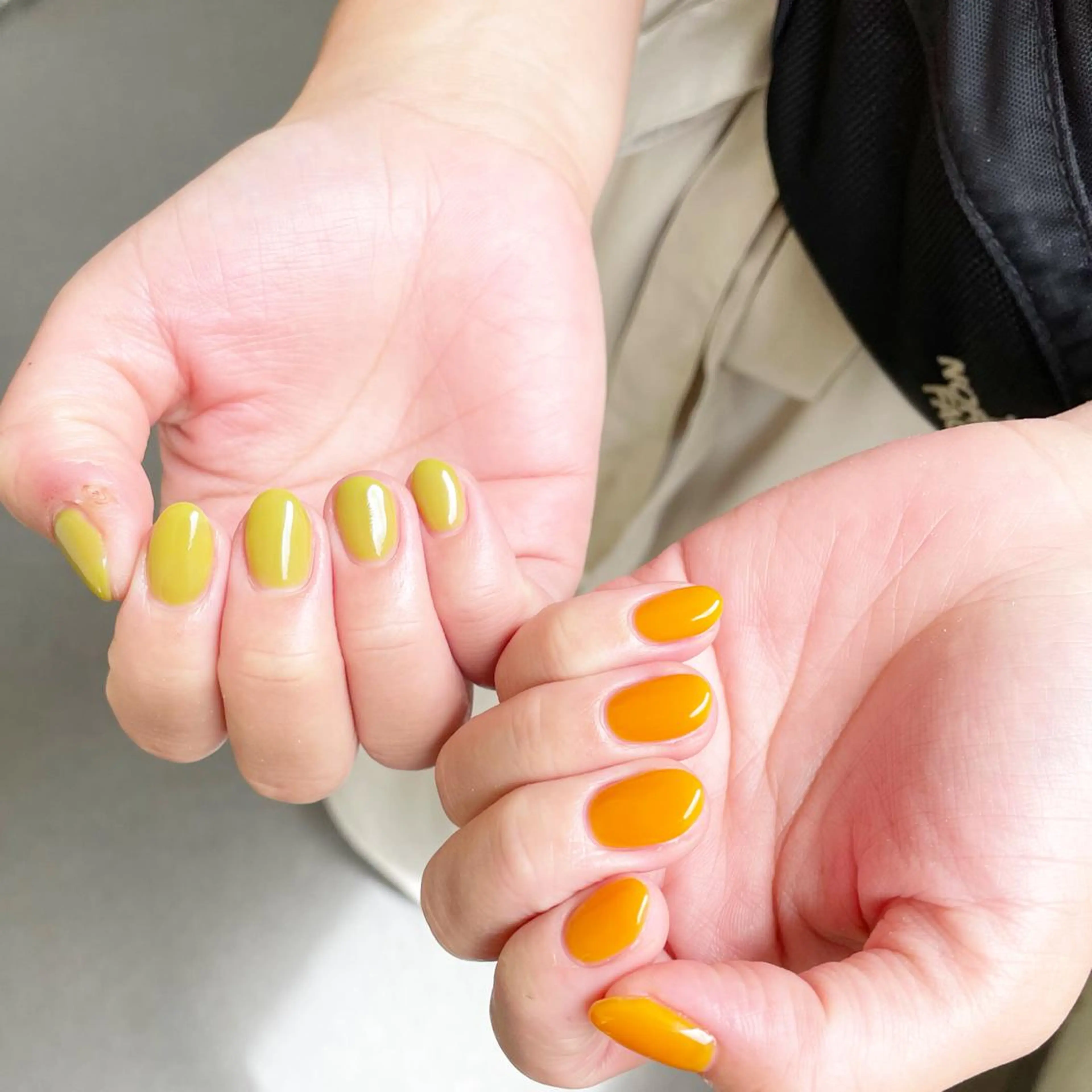 アシンメトリーワンカラー🍊🍒の写真