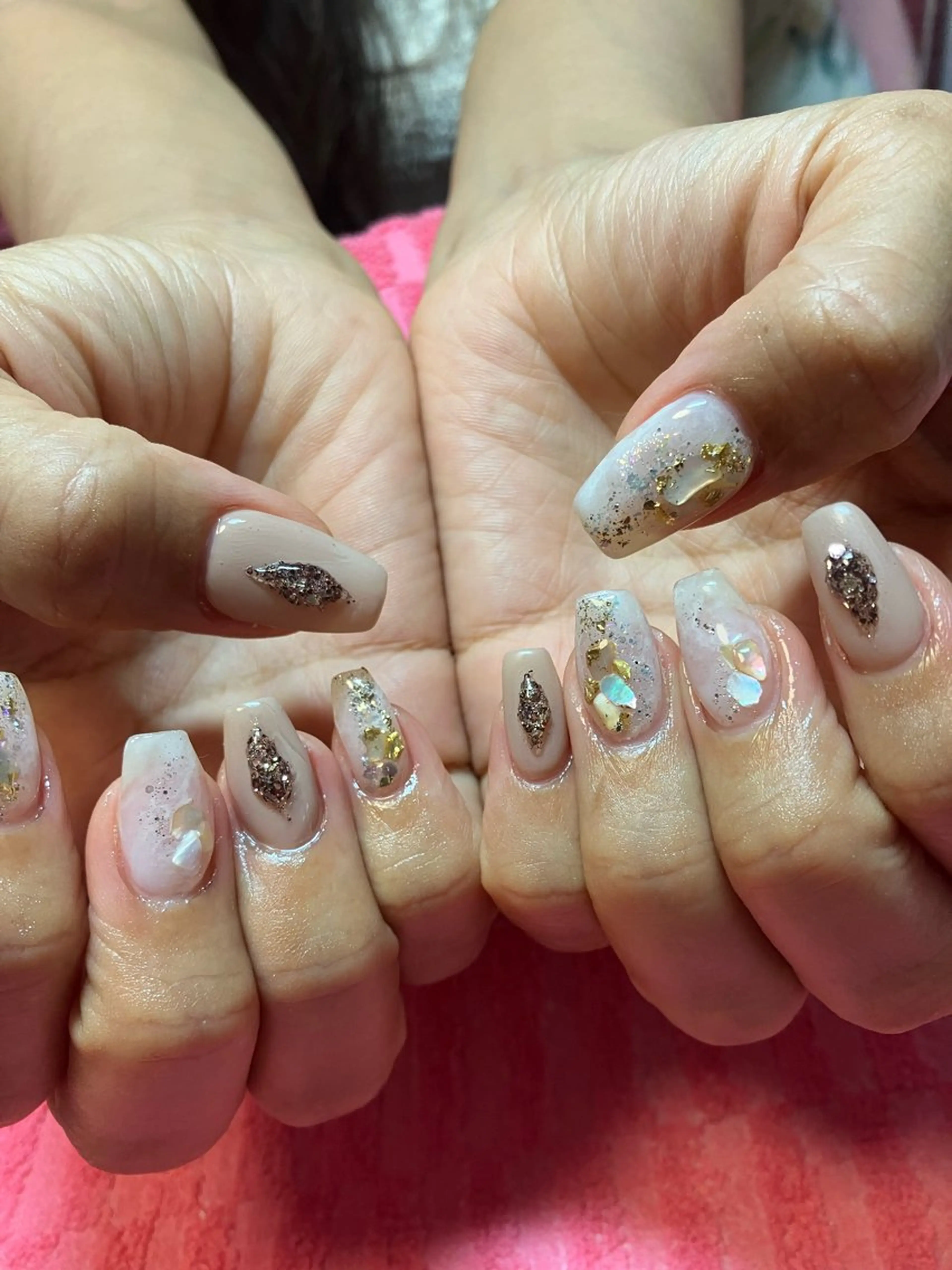 ネイル rukianail 新里のネイルデザイン