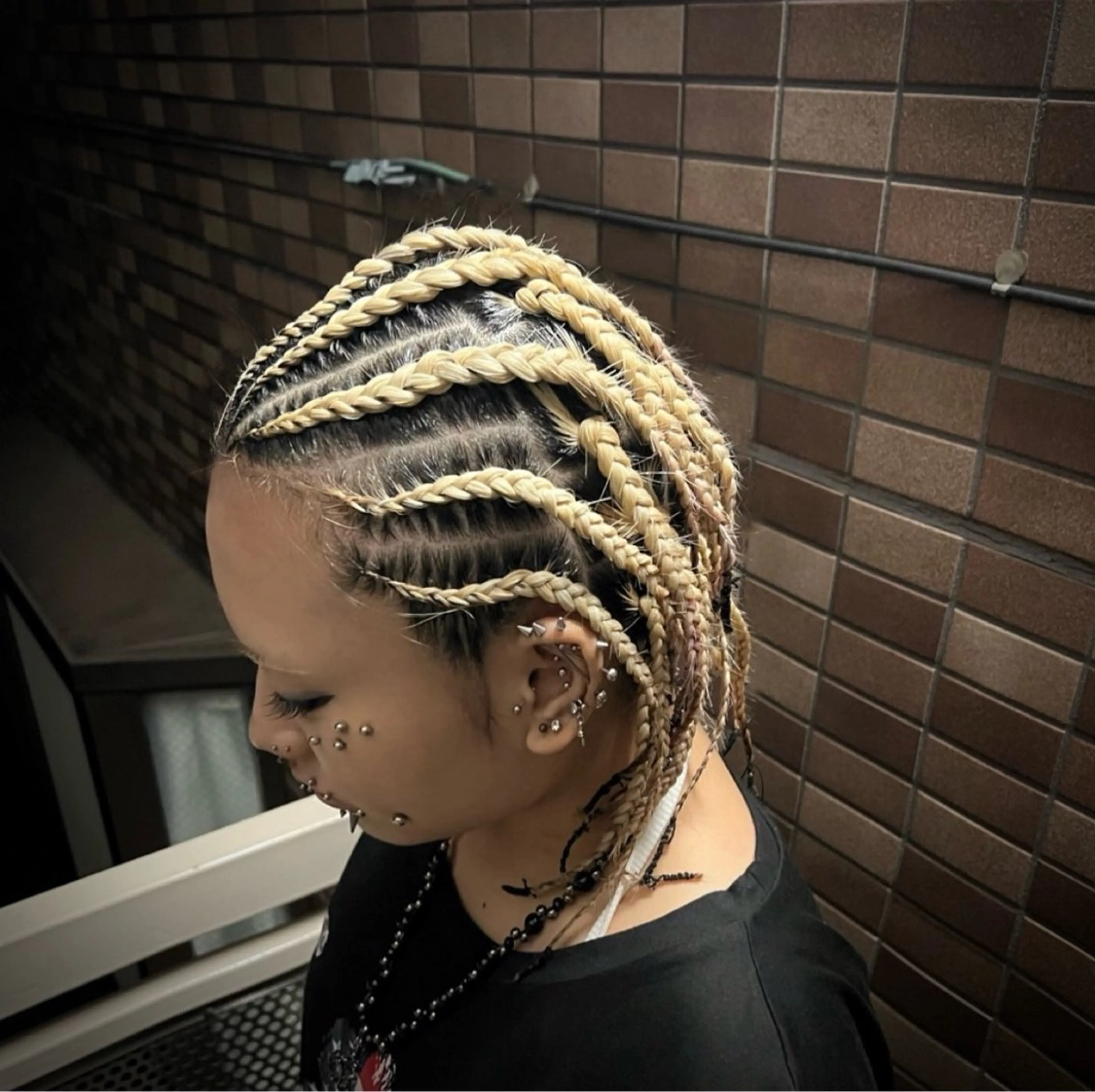 ミディアム カラー パーマ パーマ エクステ ヘアセット jp doggのヘアスタイル