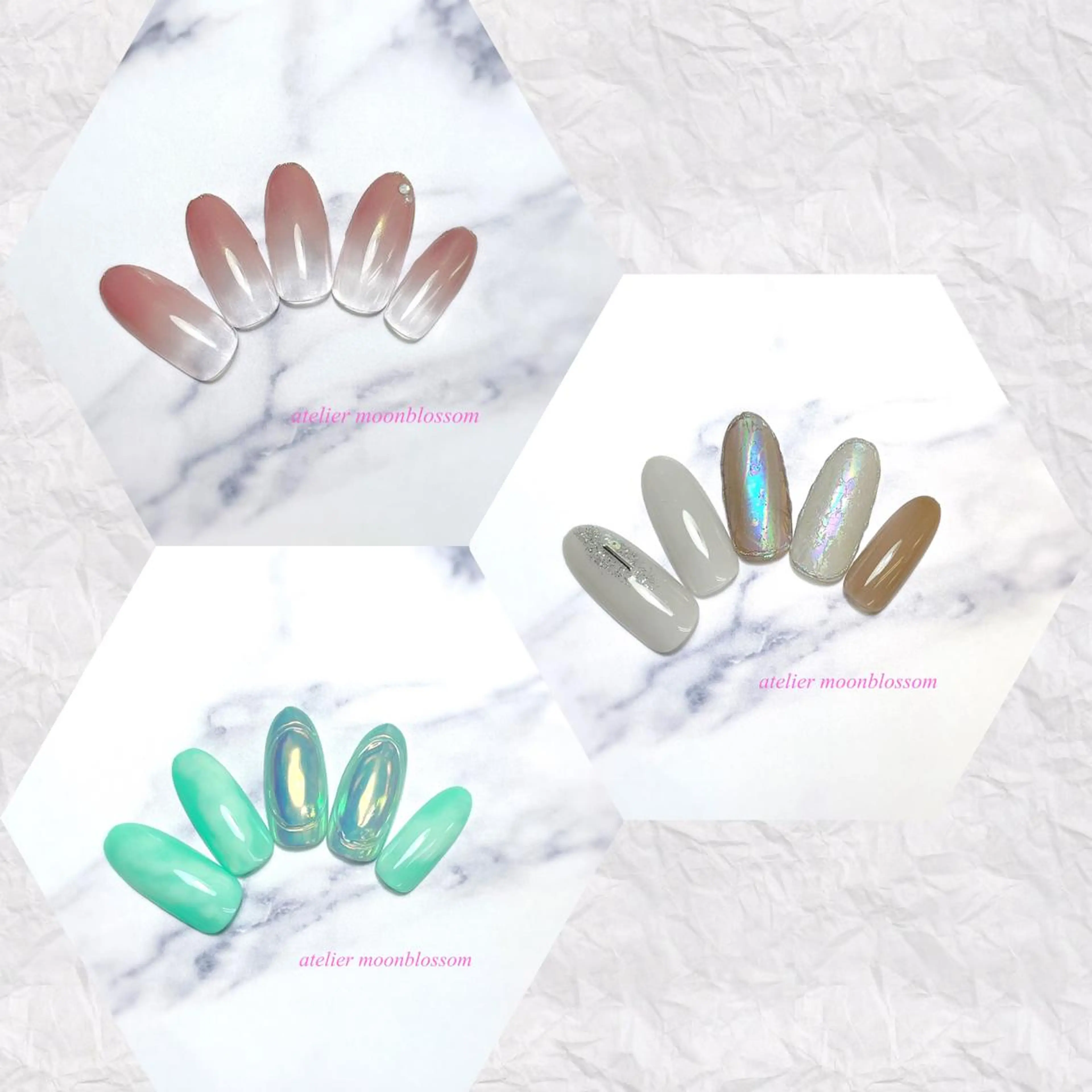 ネイル アトリエ ムーンブロッサムのネイルデザイン