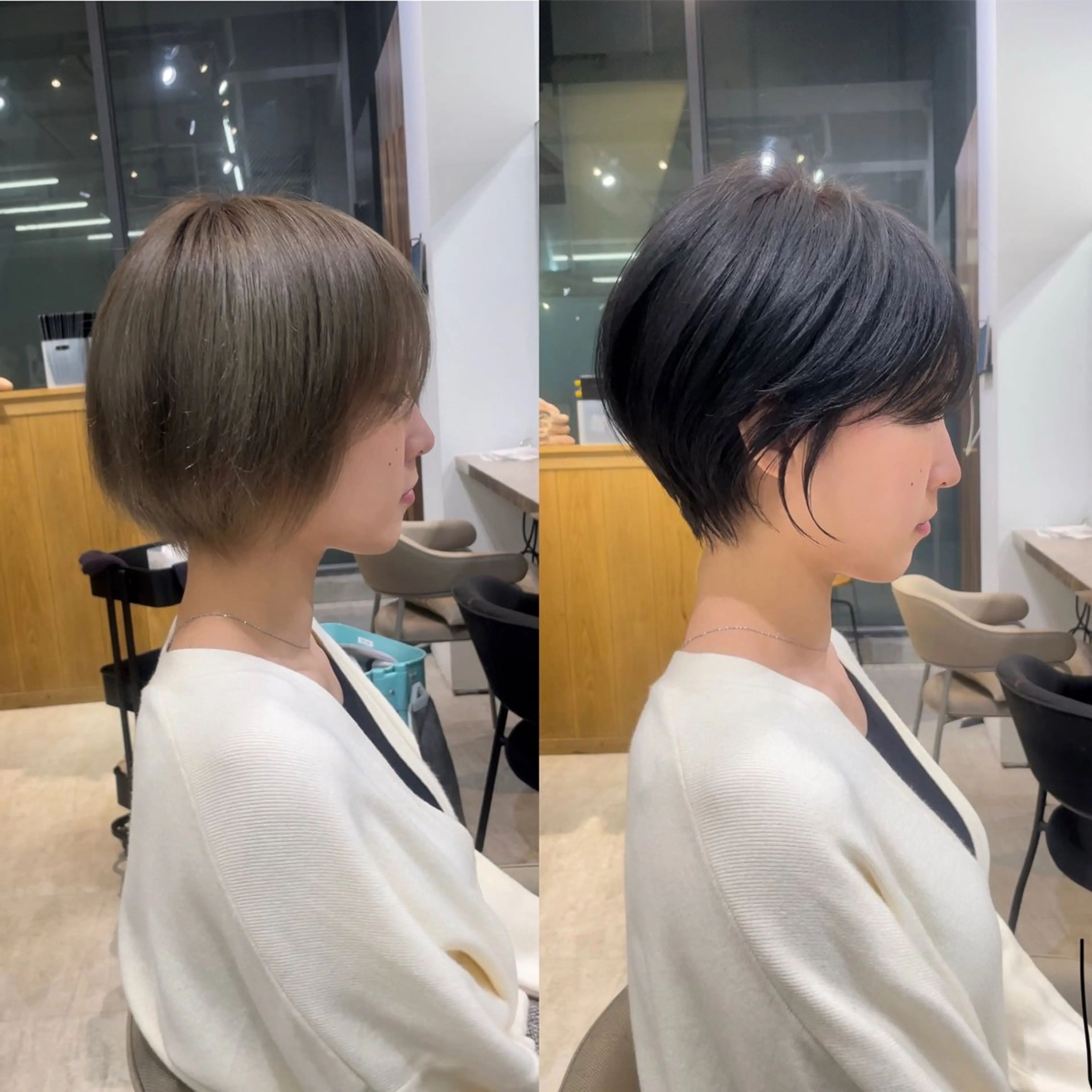 ショート カット トリートメント ✨−5歳大人ショート ヘア✨れいじのヘアスタイル