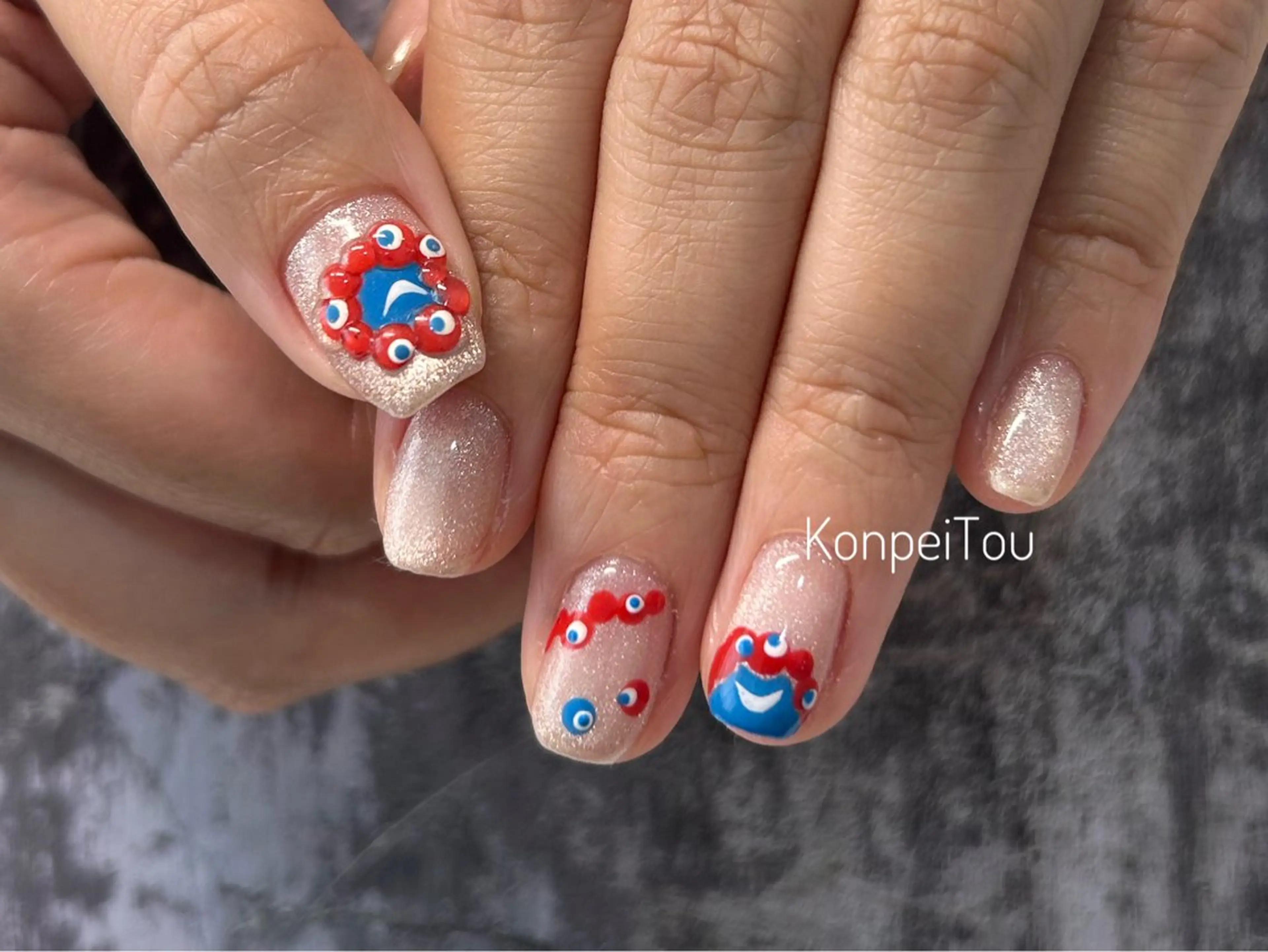 ネイル ハンドネイル おうちのネイルサロン　konpeiTou〜こんぺいとう〜所属・おうちのネイルサロン KonpeiTouのネイルデザイン