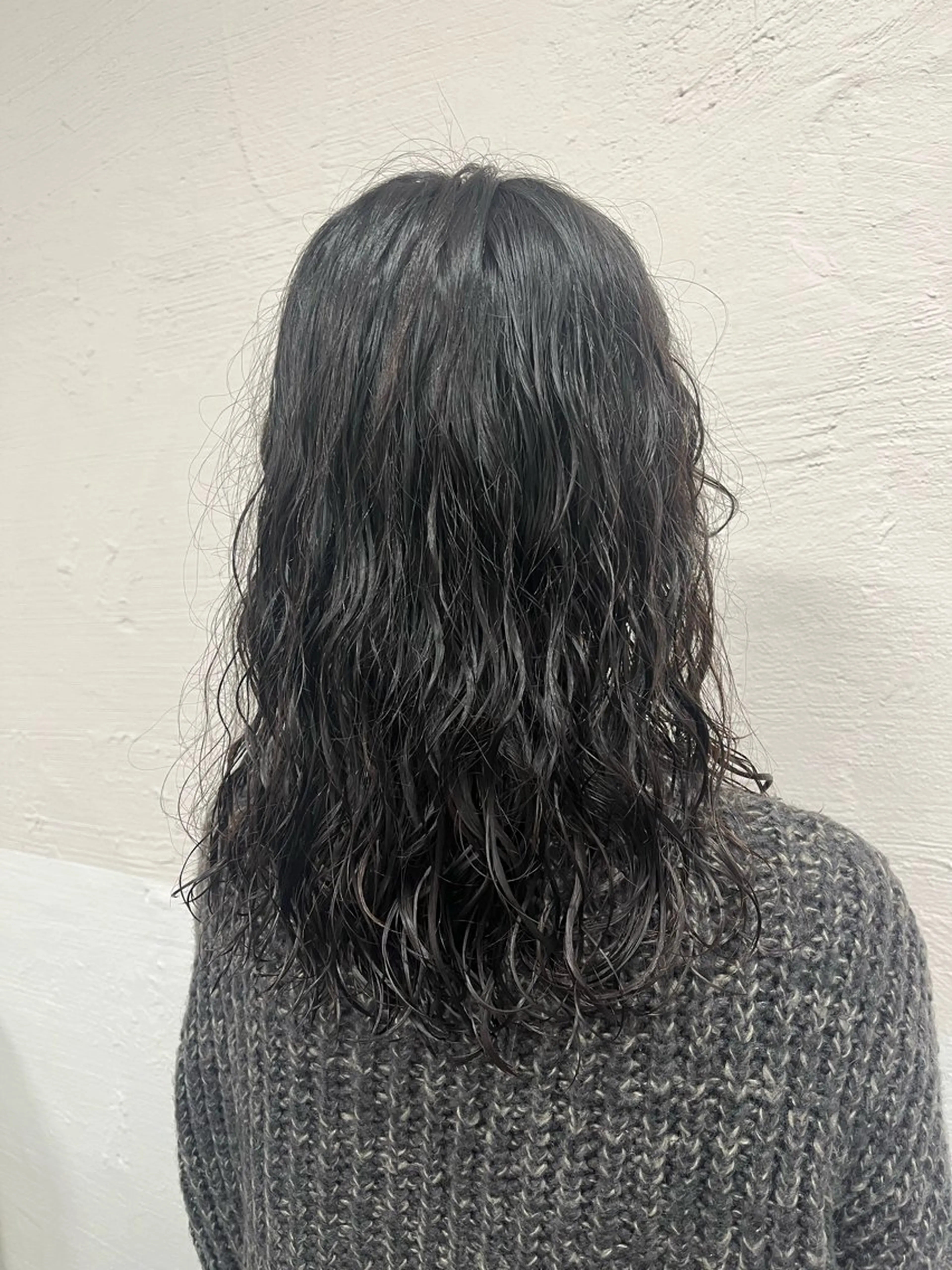 ロング パーマ カット パーマ 🍓艶髪/艶カラー ハイトーン/しんたにのヘアスタイル