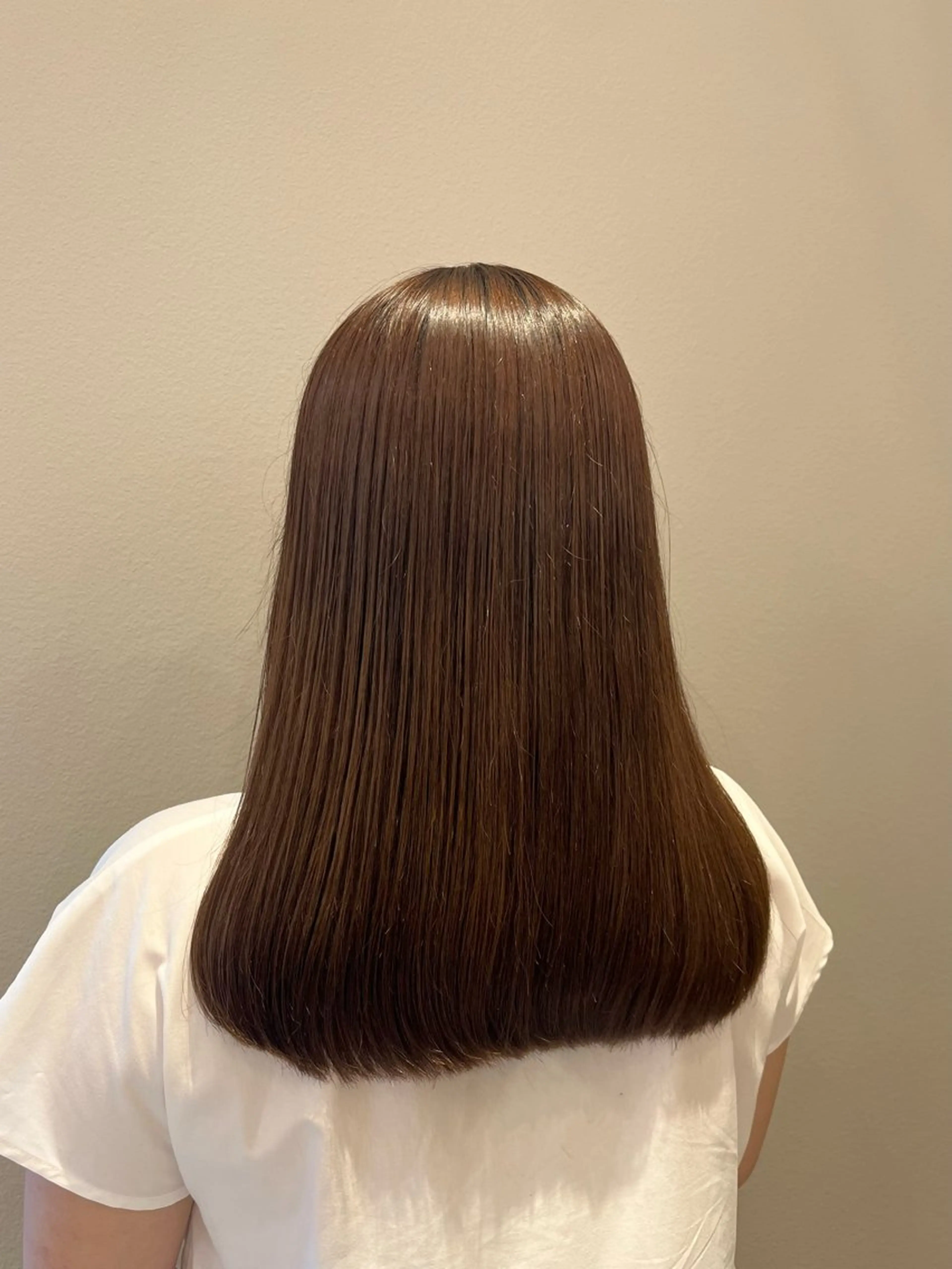 セミロング カラー 暖色/顔周り /ヘアメ/あつはのヘアスタイル