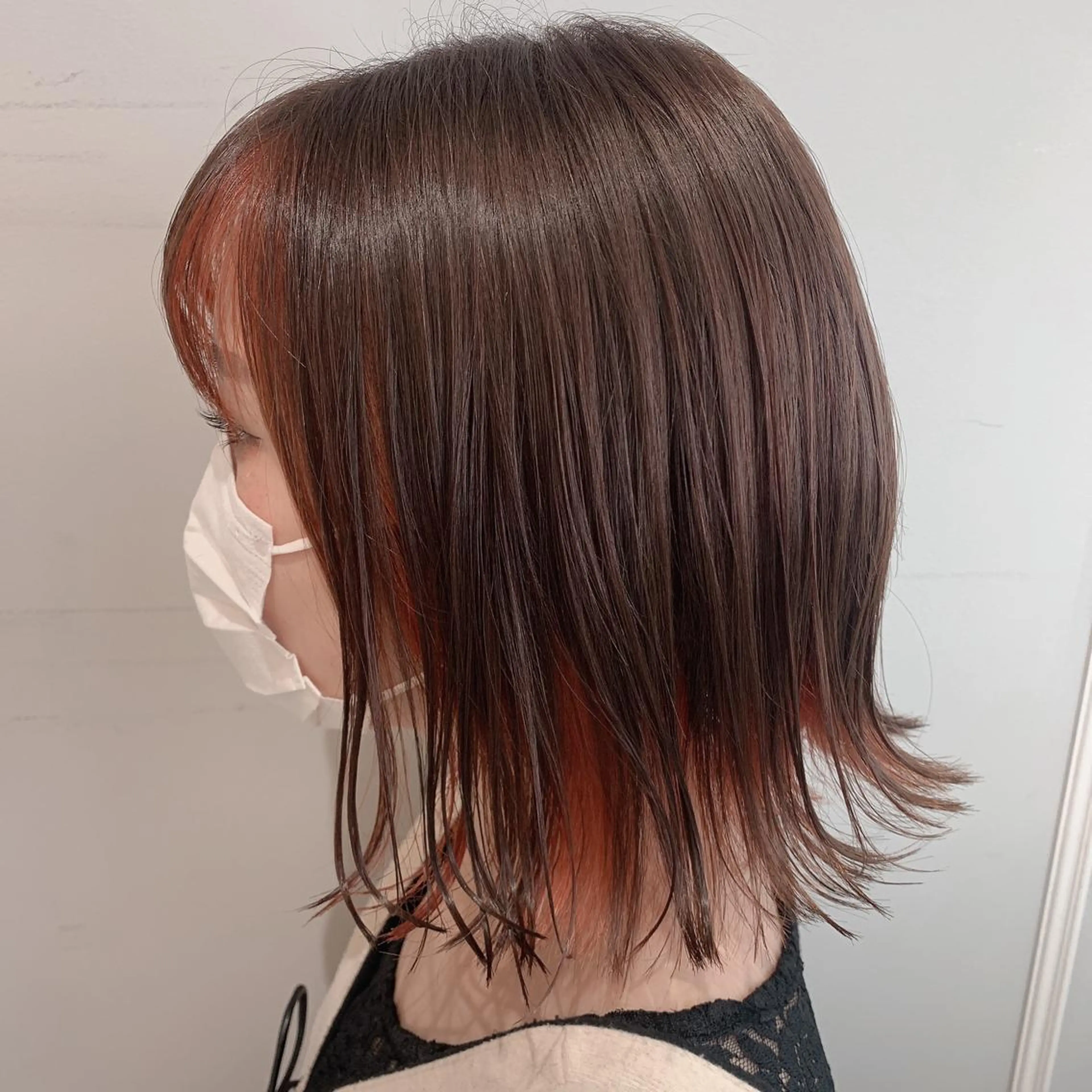 ミディアム カラー インナーカラー カット ヘアカラー トリートメント 🦖鶴岡香純🦖 産休中のヘアスタイル