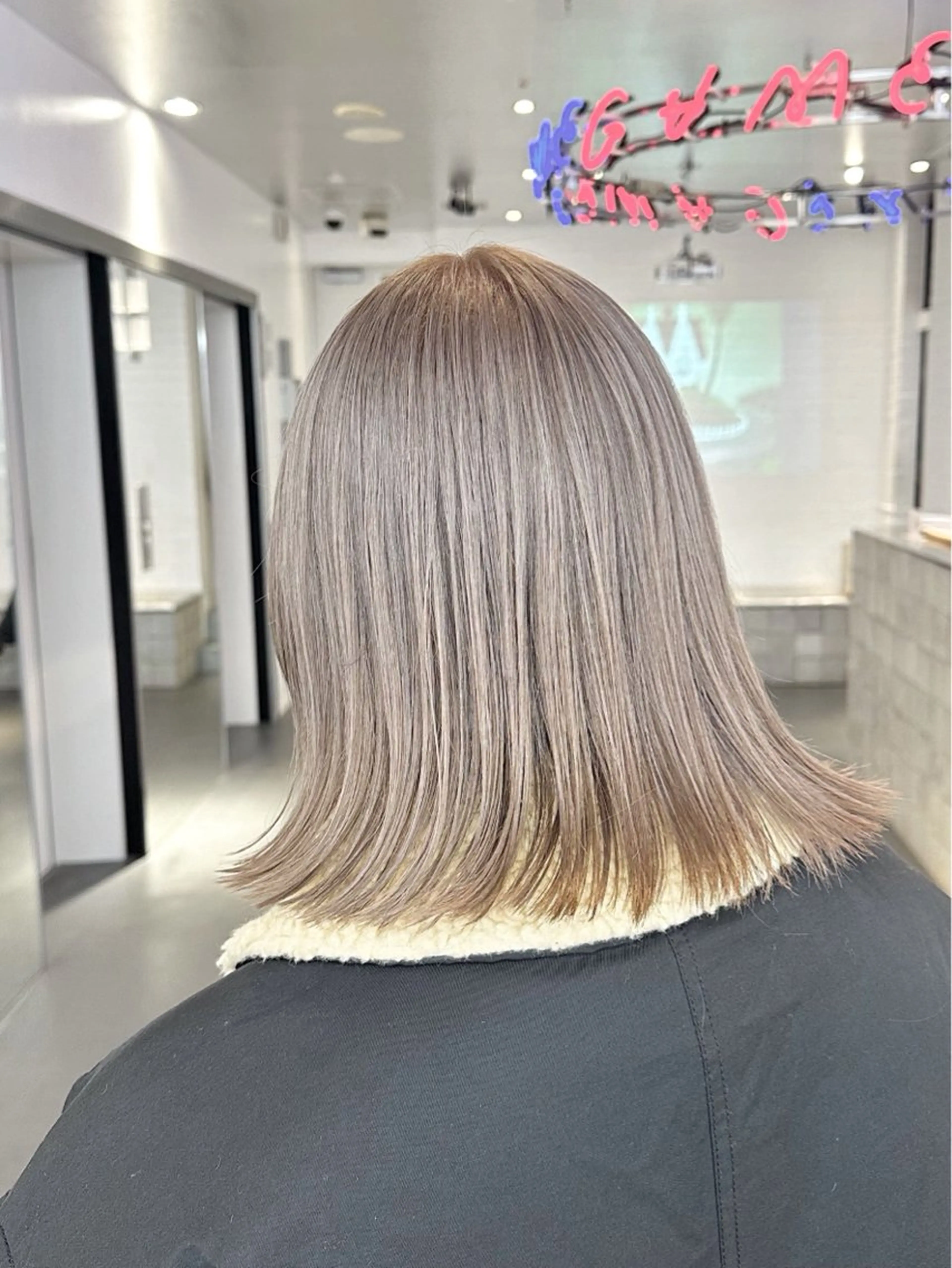 ミディアム カラー トップスタイリスト 👑田添幹宜のヘアスタイル