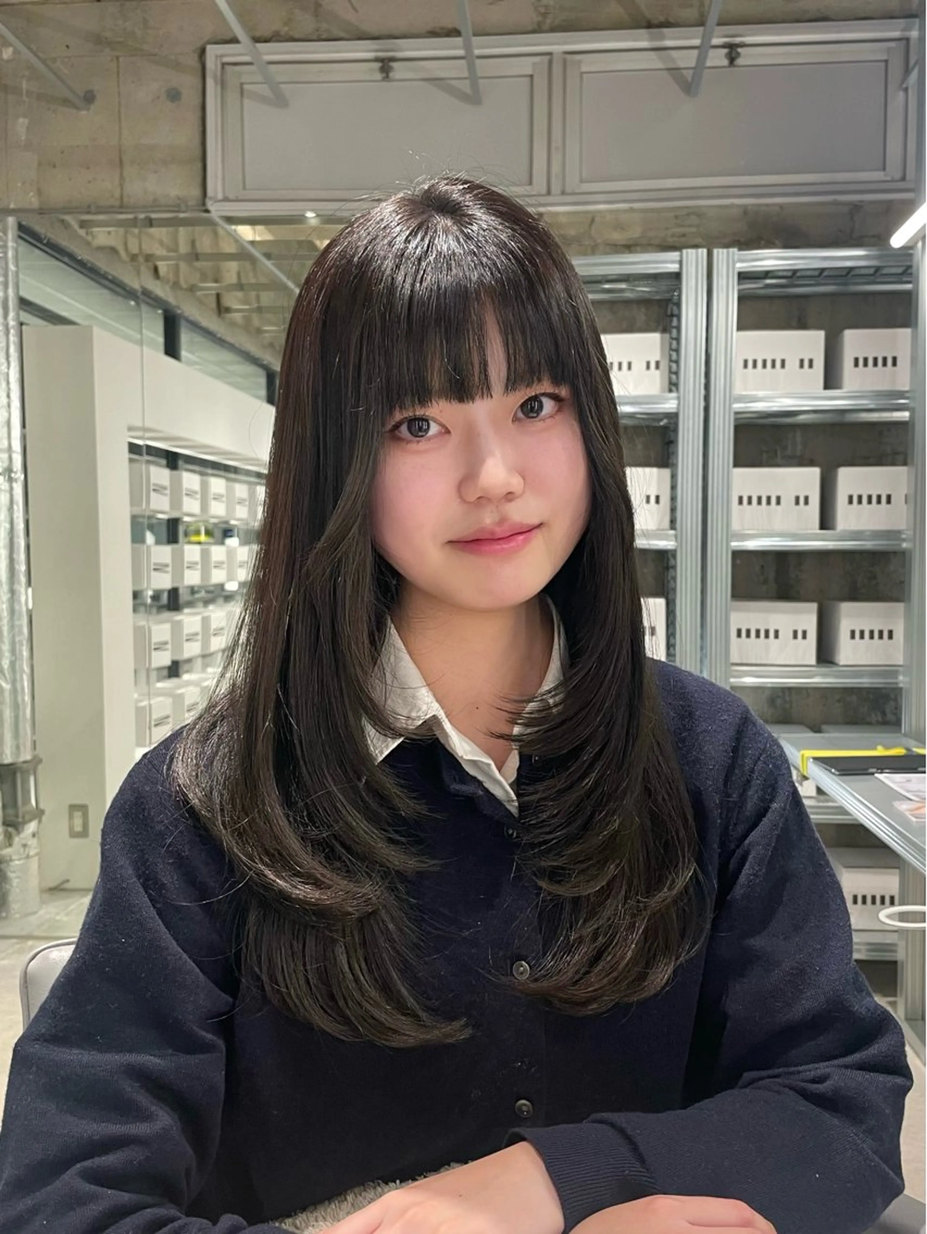 ロング カラー カット ヘアカラー MINORI /透明感カラーのヘアスタイル