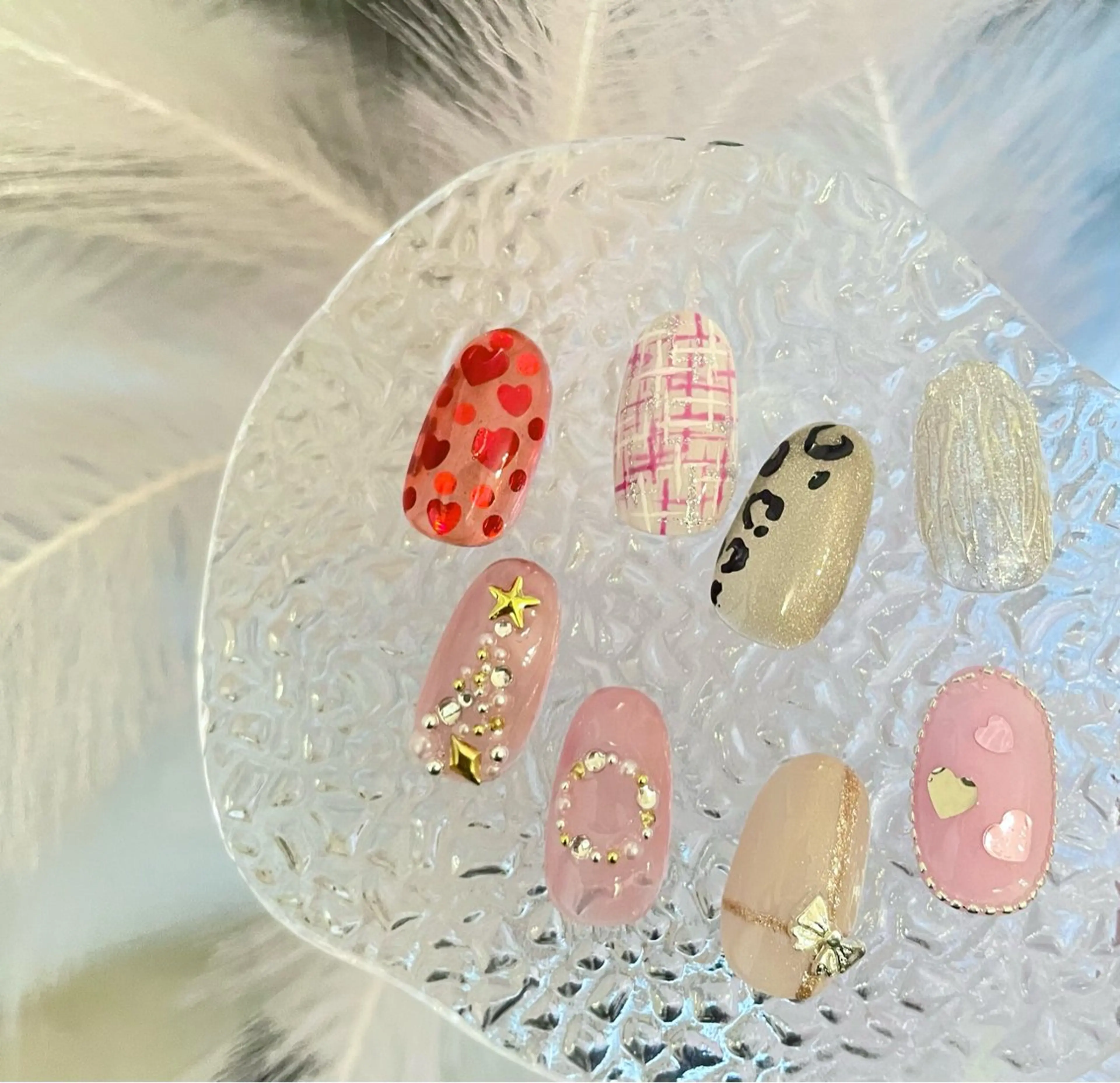 ネイル アートネイル 冬ネイル クリスマス Chicchi 加茂宮駅徒歩3分のネイルデザイン