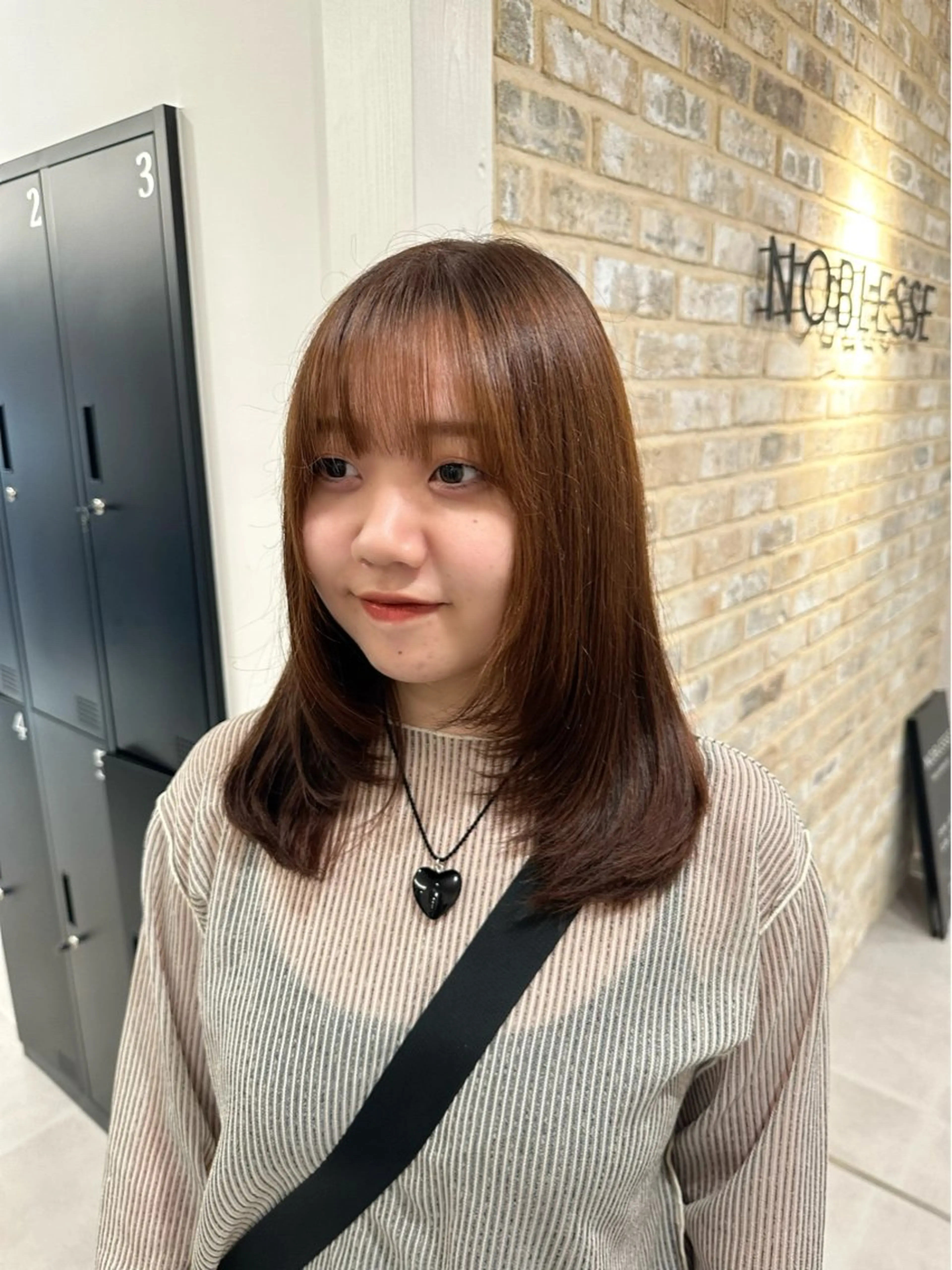 セミロング カラー ブラウンカラー レイヤーカット sau.所属・kano🌈 ボブ/レイヤーのヘアスタイル