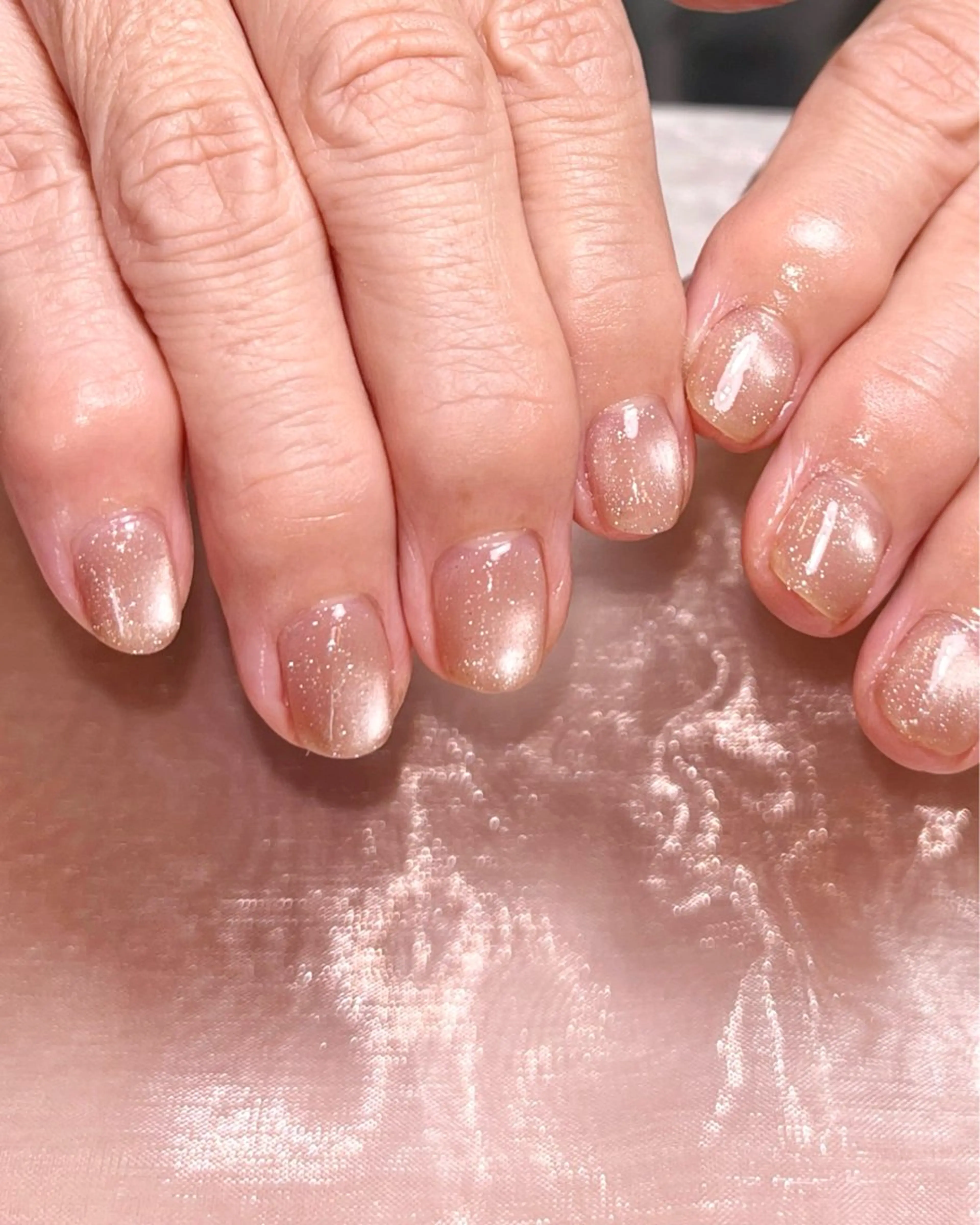 ネイル フラッシュネイル ラメ(グリッター) マグネットネイル ハンドネイル ネイルモデル募集中 LooP-kanaのネイルデザイン